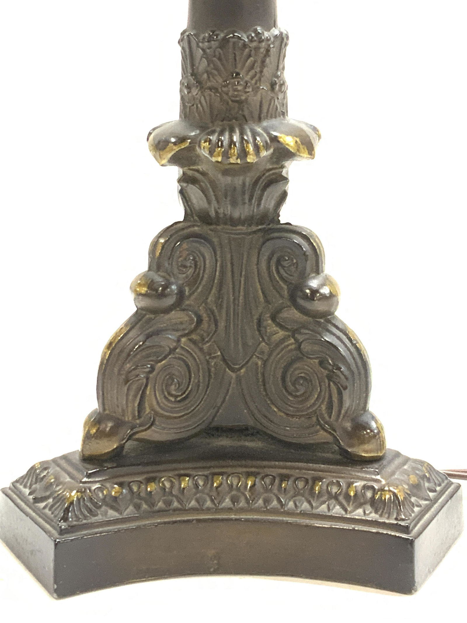 Neoclassical Double Bulb Bouillotte Desk Lamp (1 of 6)