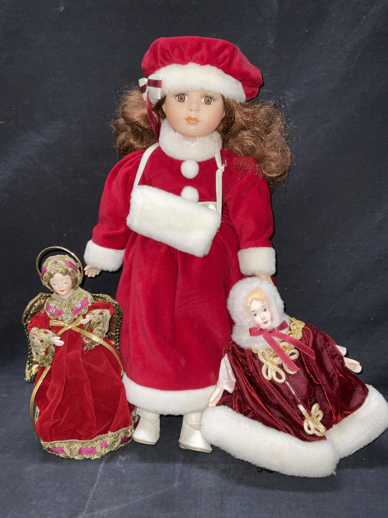 Lot 3 Holiday Dolls / Ornaments (1 of 8)