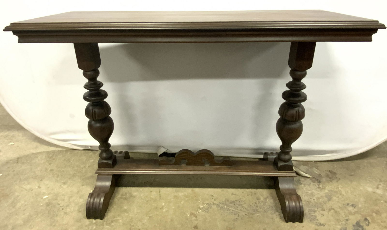 Vntg Carved Wooden Console Table / Entry Table (1 of 15)