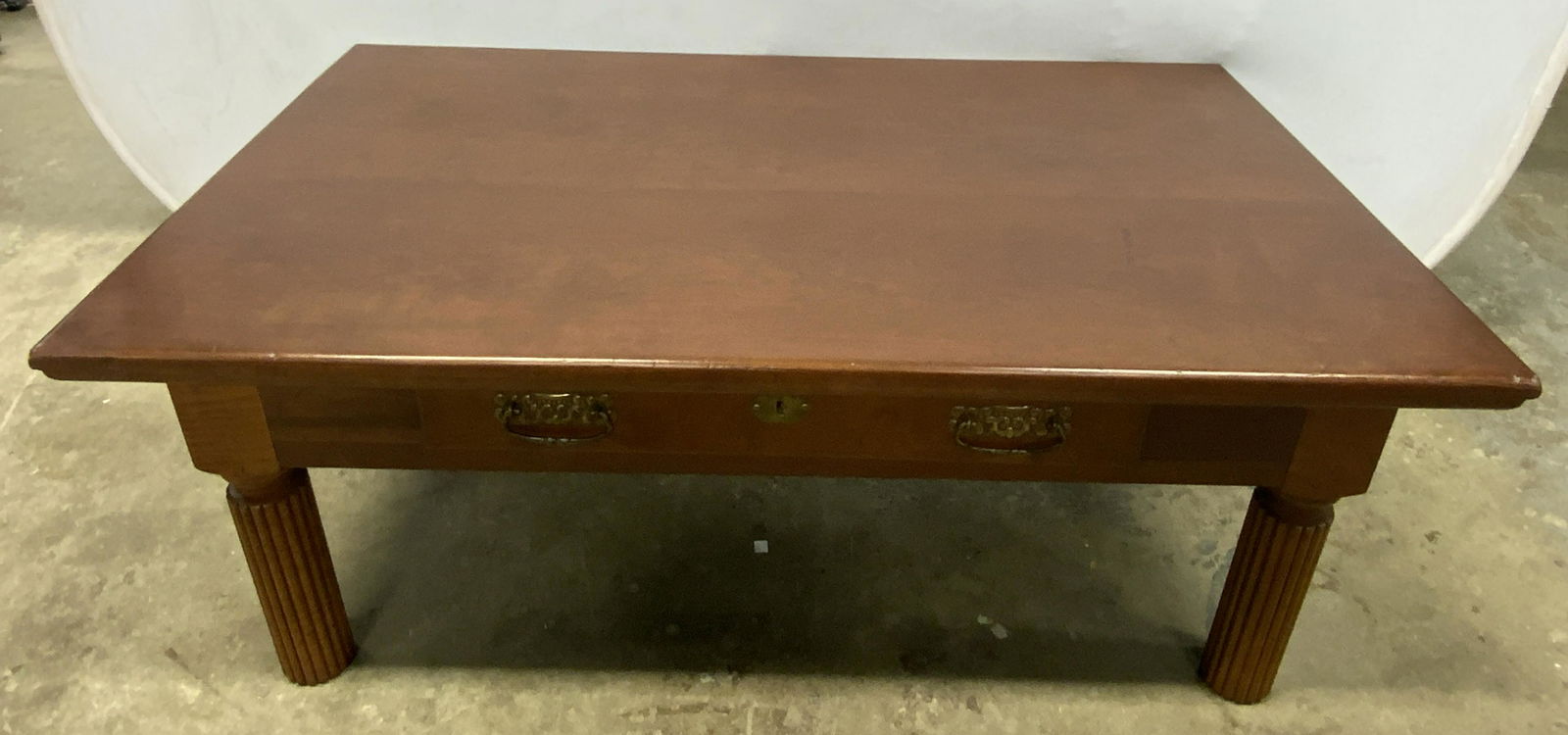 Vintage Wooden One Drawer Coffee Table (1 of 15)