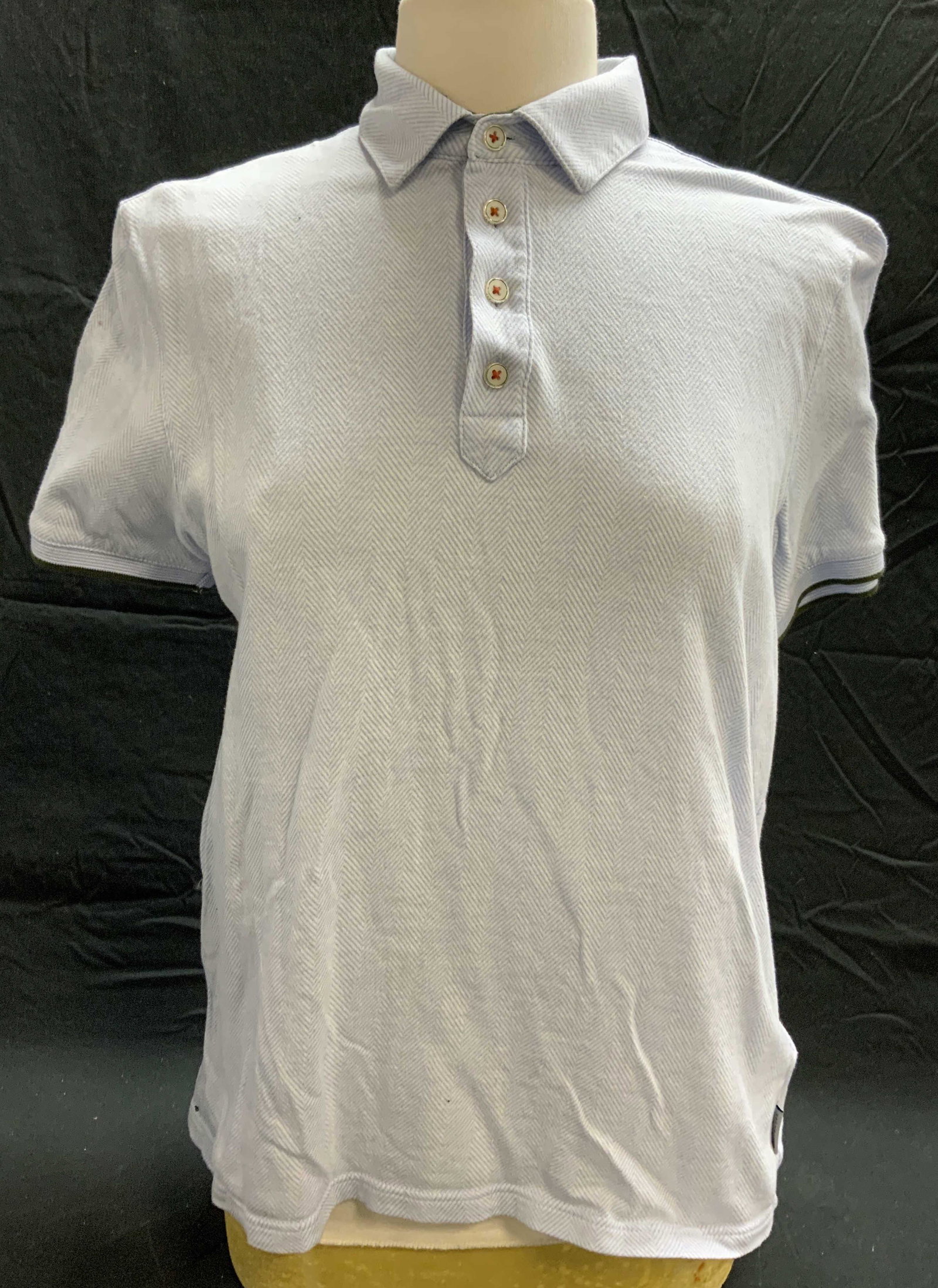 TED BAKER Blue Cotton Polo Shirt (1 of 6)