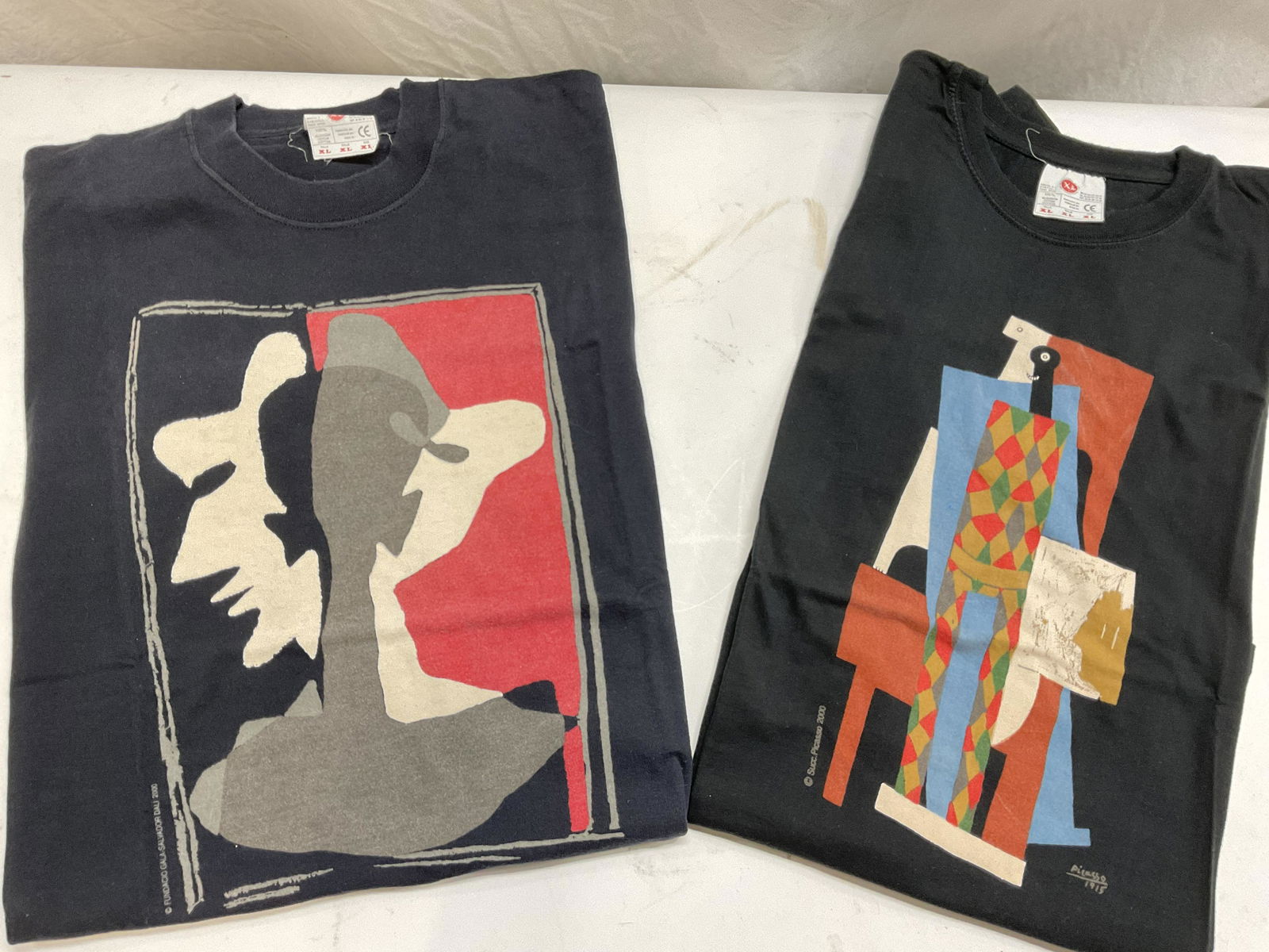 Lot 2 Artist T-Shirts, Dali & Picasso (1 of 6)