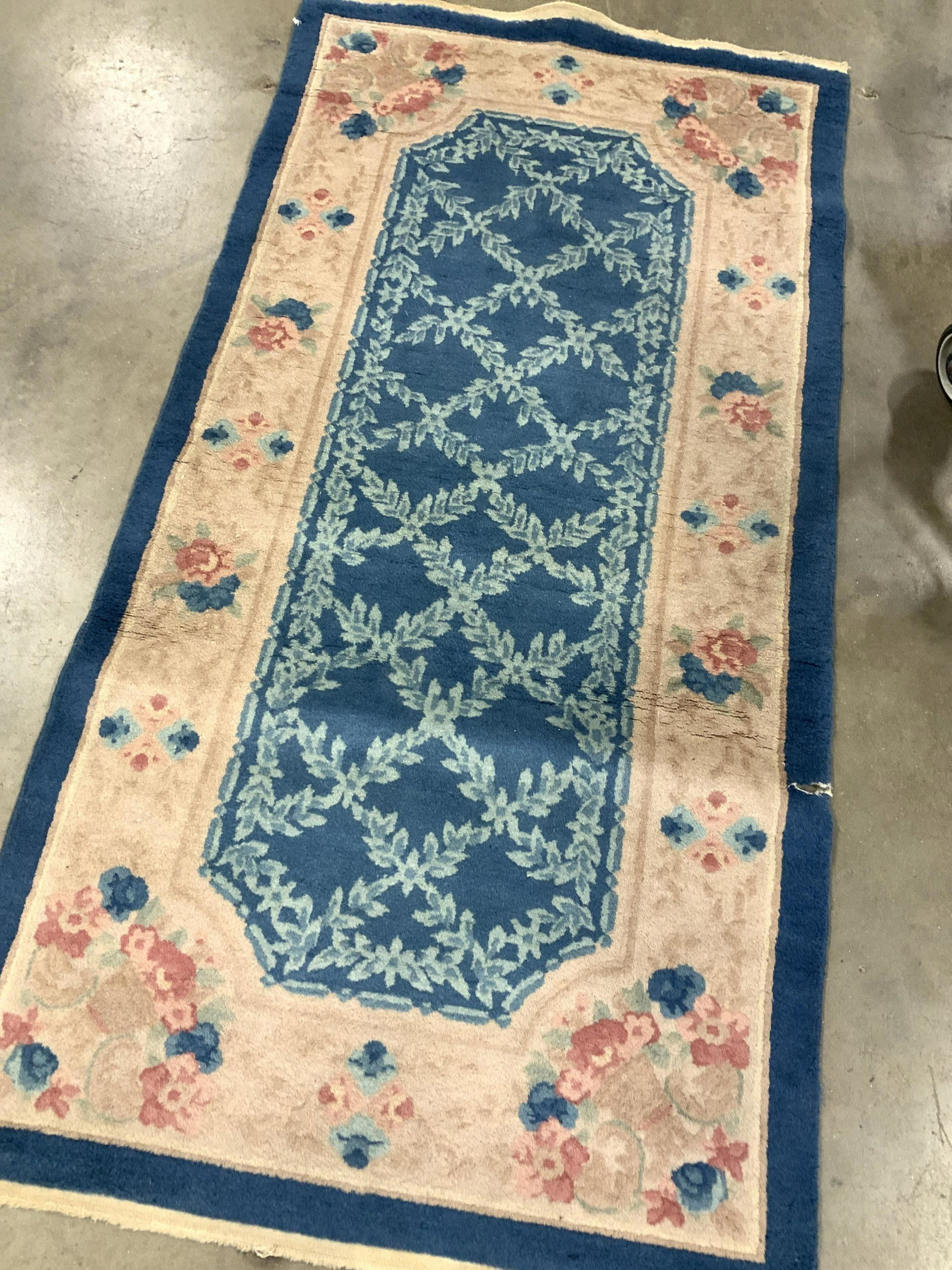 Victorian Style Vintage Wool Short Runner (1 of 7)