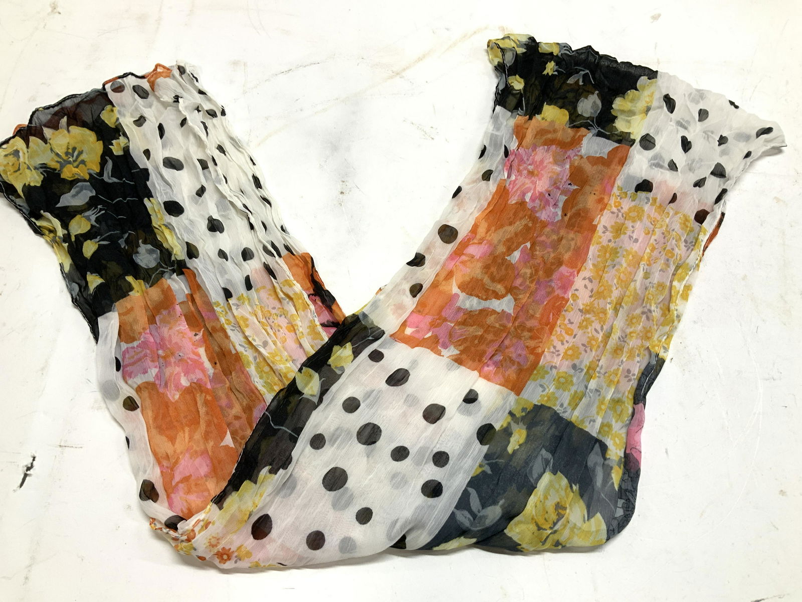 Multi Print Ruched Scarf (1 of 6)