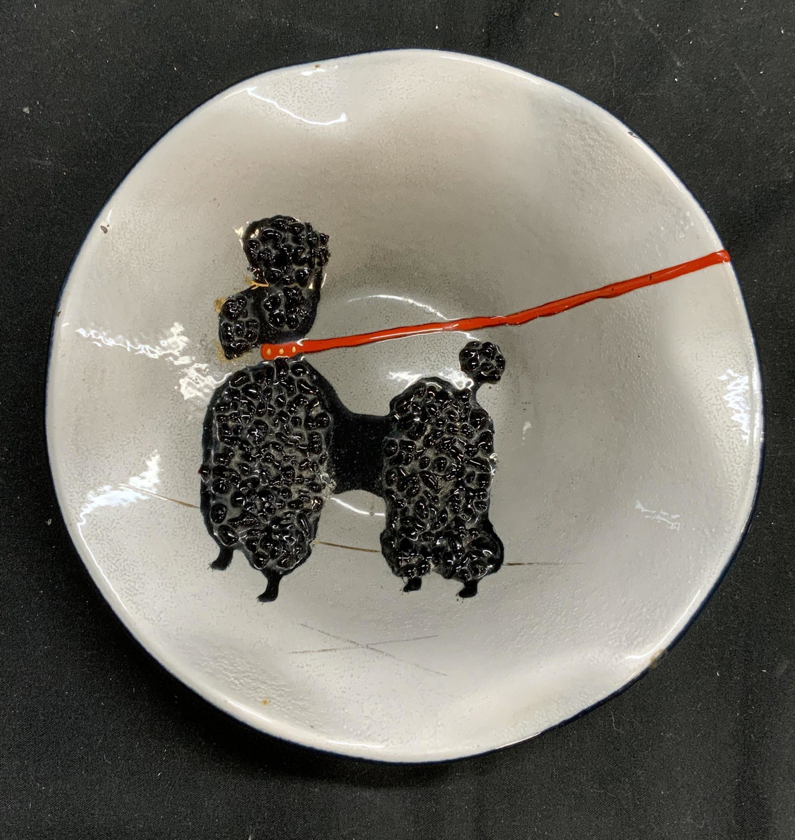 DON OF EVANS Poodle Trinket Dish (1 of 6)