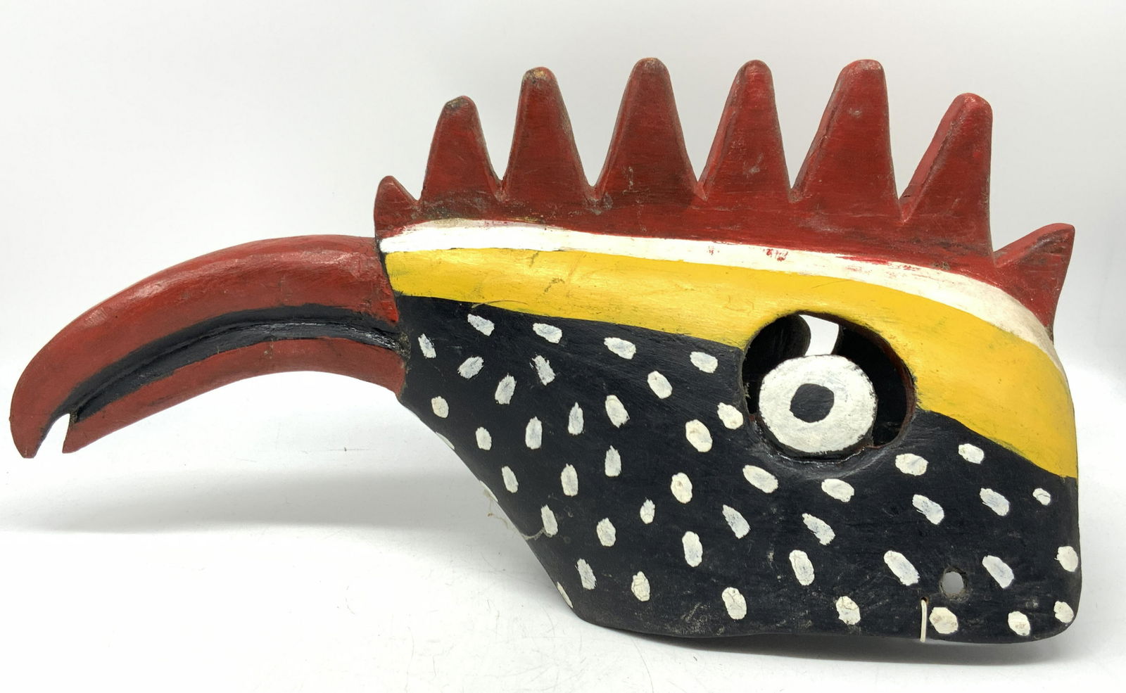 Vintage Hand Crafted Mexican Folk Art Mask (1 of 10)