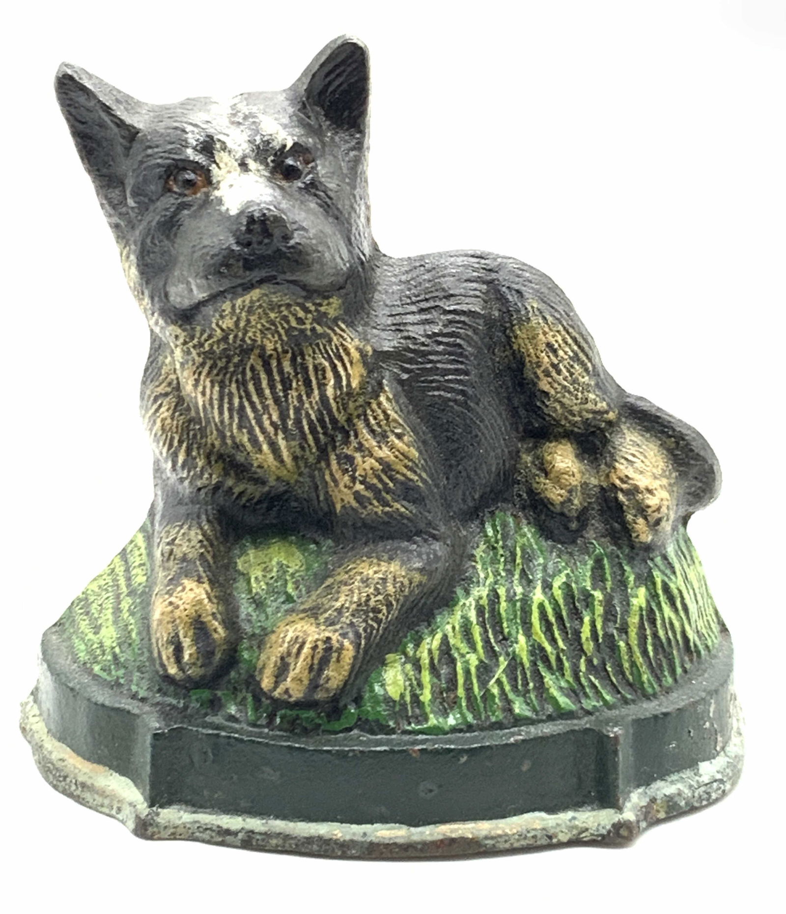 Vintage Cast Iron German Shepard Dog Door Stop (1 of 9)