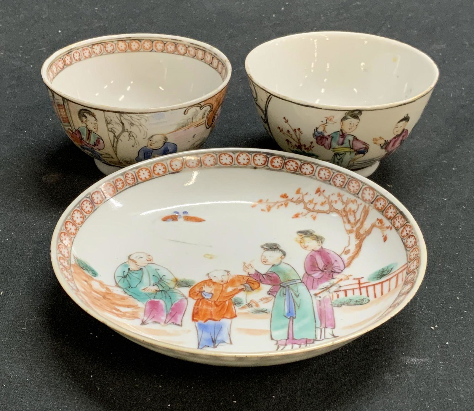 Lot 3 Antique Chinese Export Porcelainware, More (1 of 9)