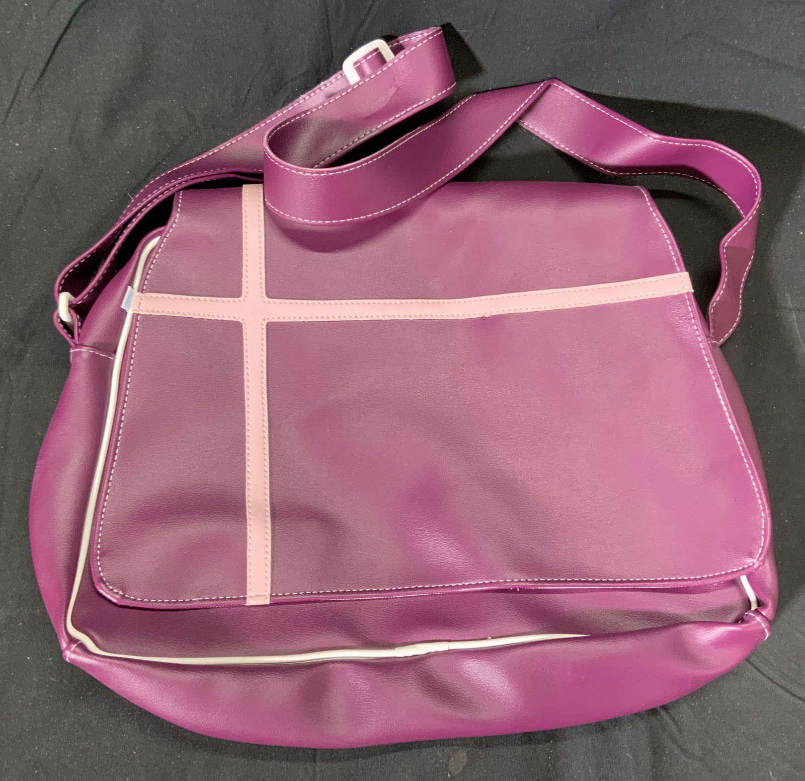 PAUL FRANK Vintage Purple Messenger Bag NWT (1 of 6)