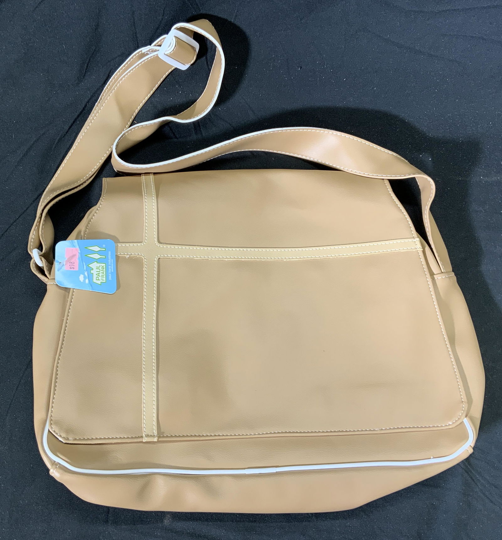 PAUL FRANK Vintage Beige Messenger Bag NWT (1 of 4)