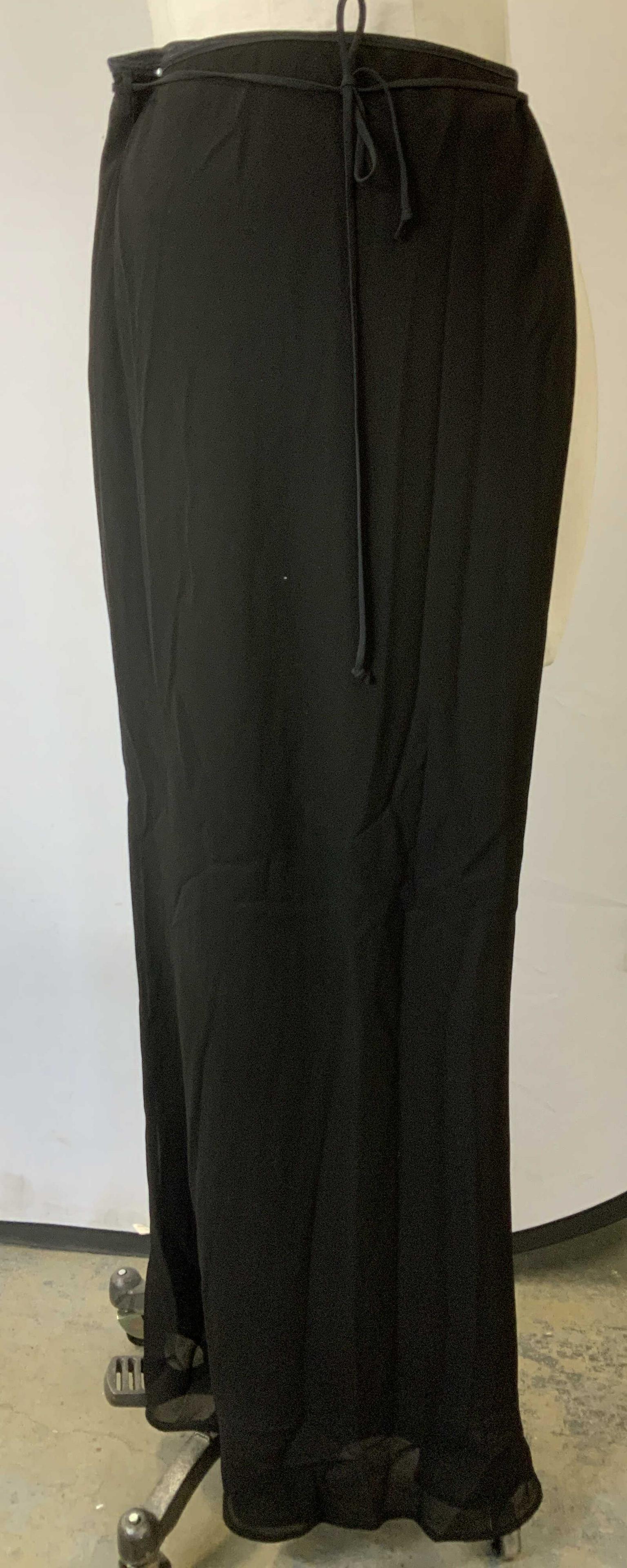 MYSTIC Form fitting  Long Black Skirt (1 of 6)