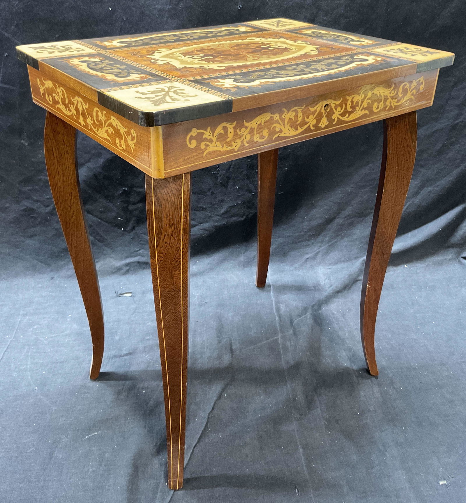 Portugal Inlaid Wood Music Table (1 of 8)