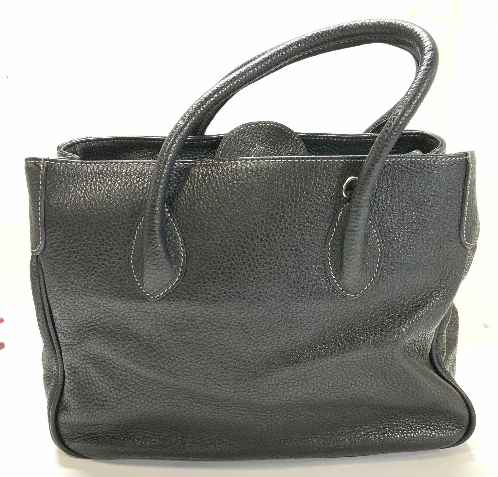DeWan Pebbled Leather Handbag, Italy (1 of 10)