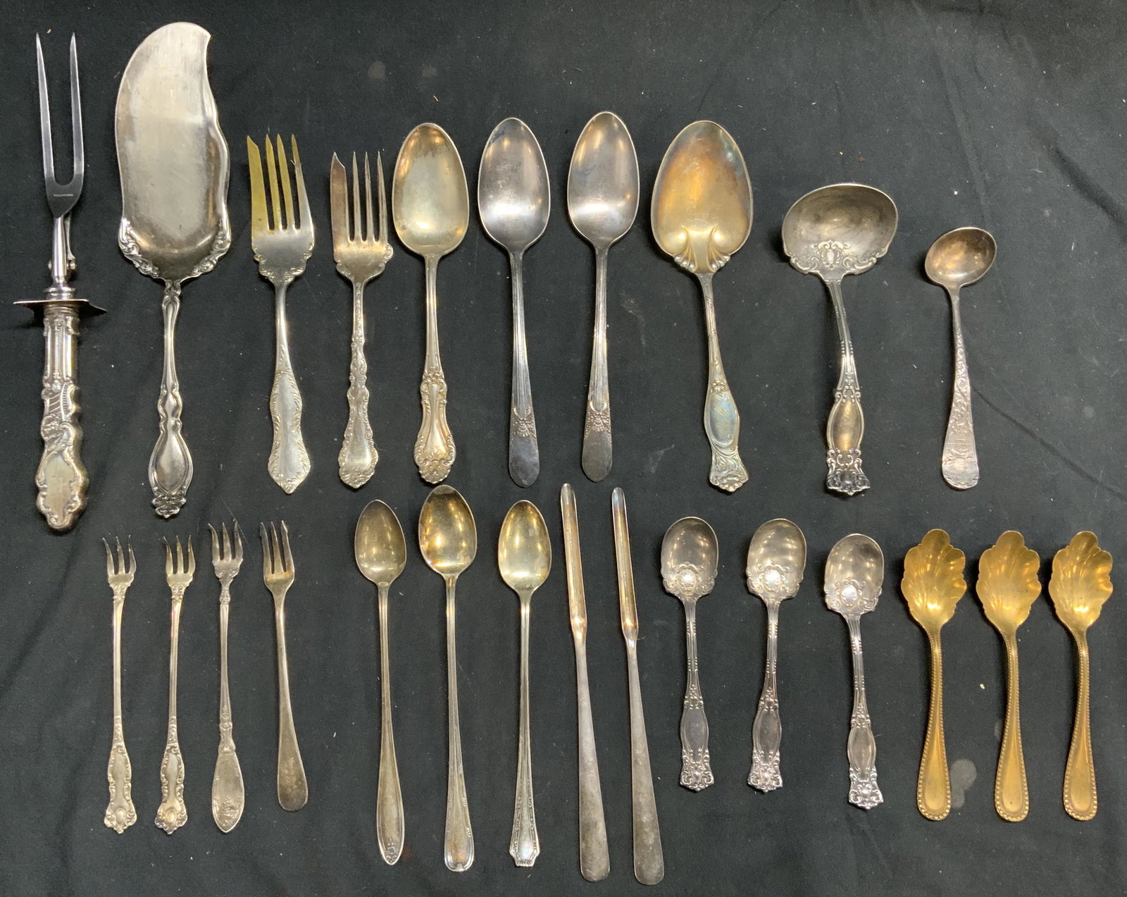 Group 25 Silver Pl Flatware, Rogers Bros, More (1 of 19)