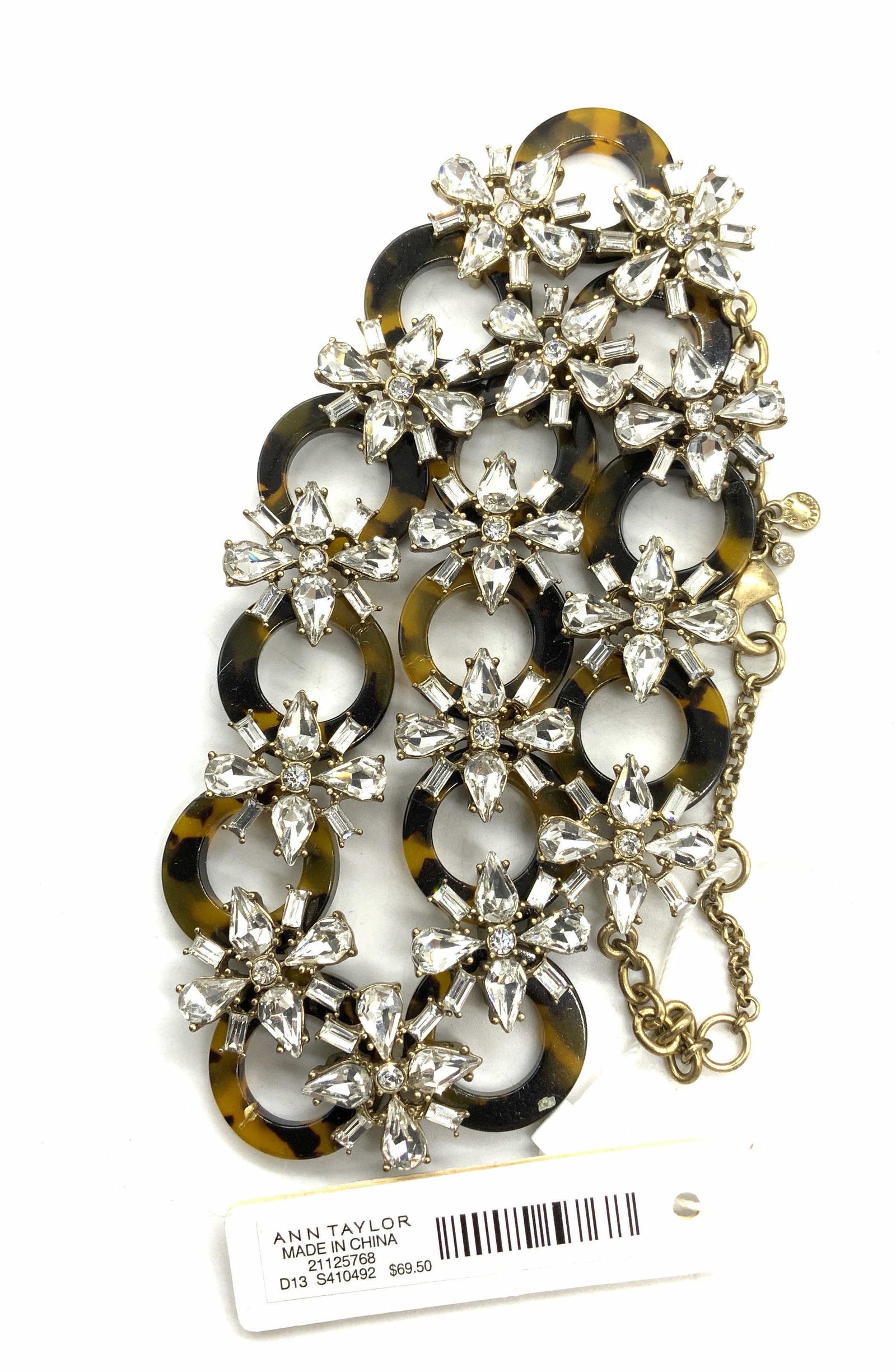 ANN TAYLOR Shell Style Earrings & Necklace NWT (1 of 6)