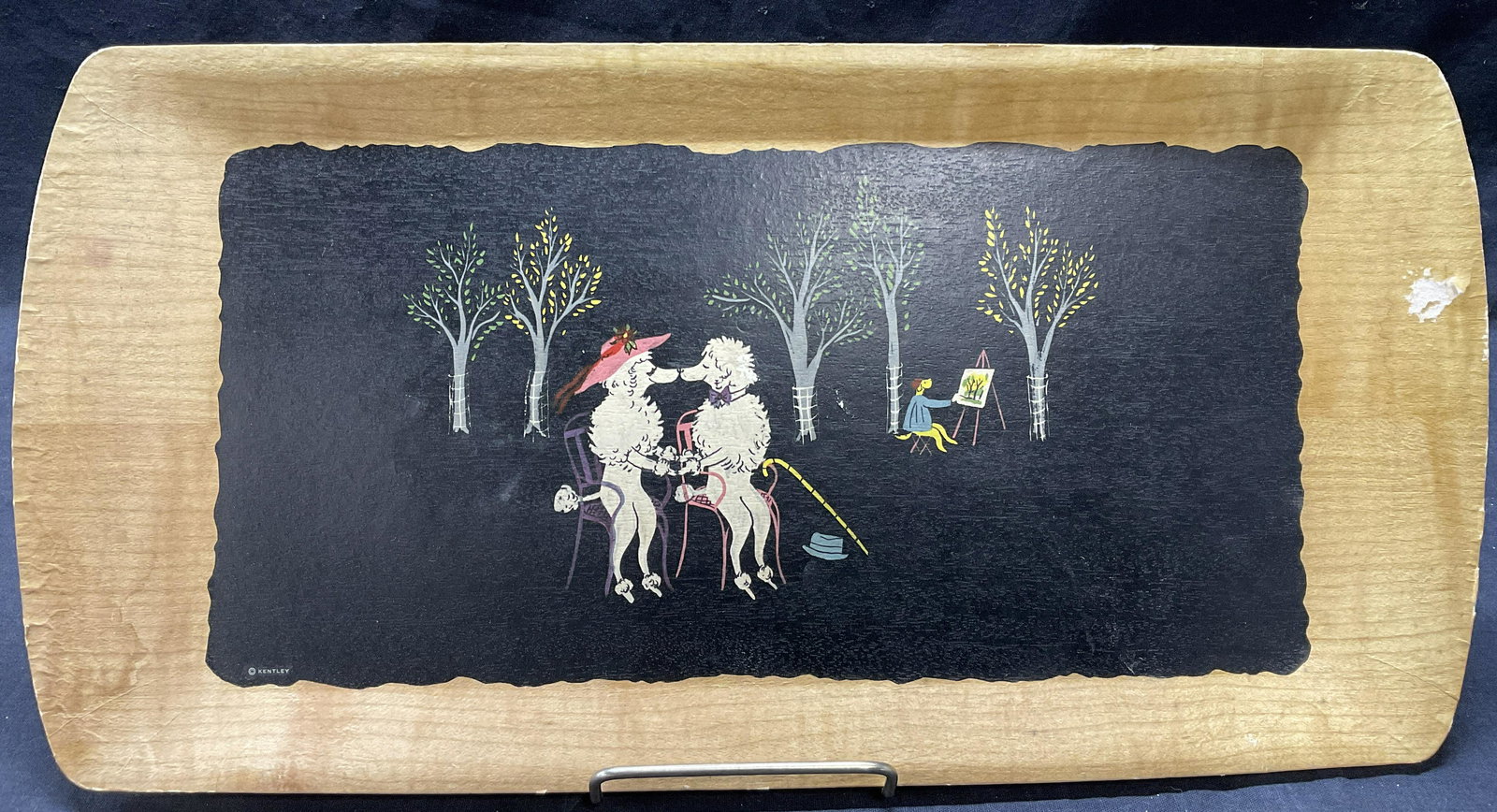 KENTLY Fifi & Pepe Retro 50s Serving Tray (1 of 7)