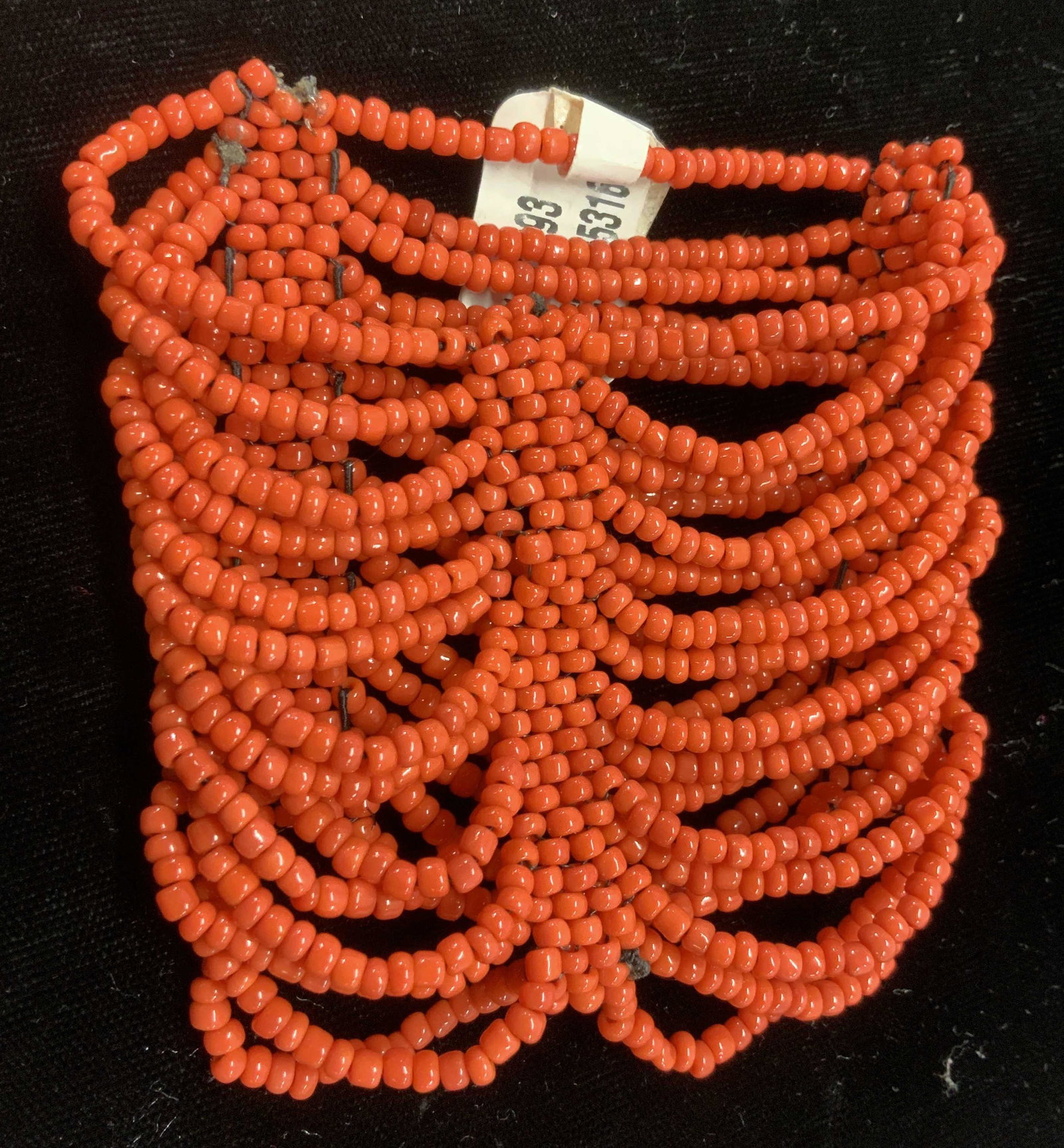 Coral Toned Seed Bead Stretch Bracelet, NWT (1 of 6)