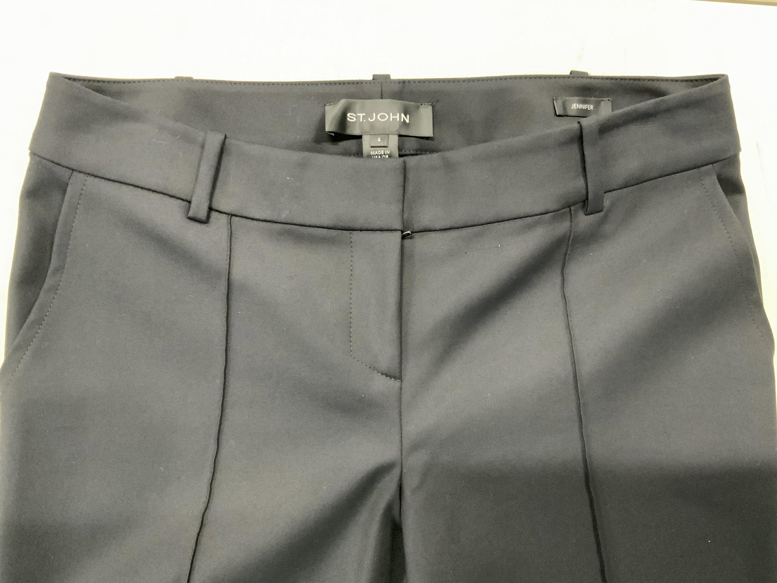 ST. JOHN Black Jennifer Pants (1 of 8)
