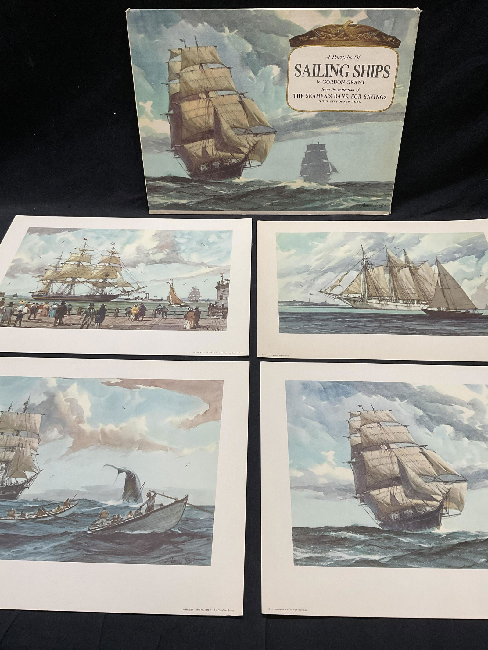 Litho Portfolio of Sailing Ships By Gordon Grant (1 of 6)