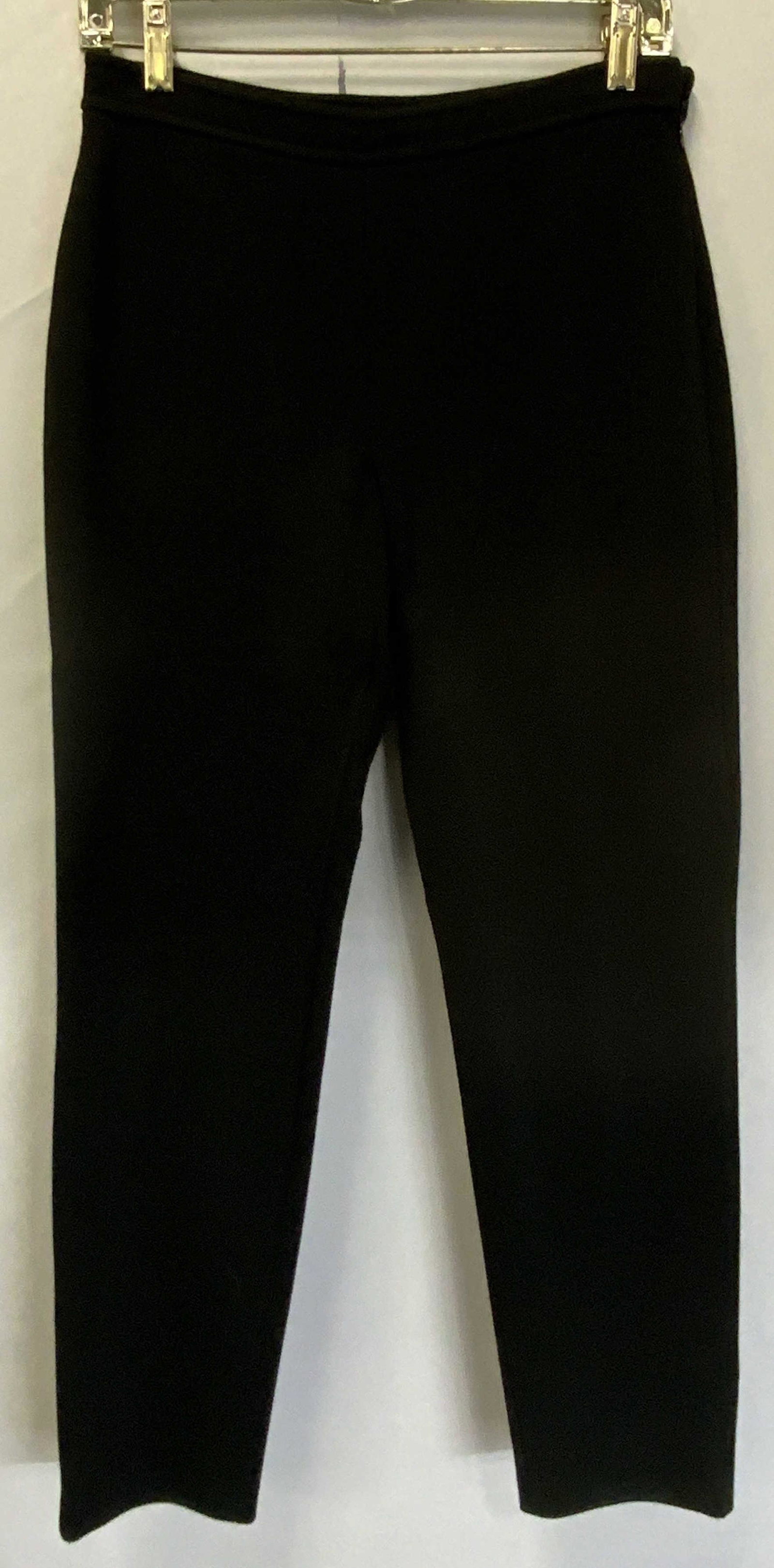 ST JOHN Black Wool Straight Leg Pants (1 of 6)