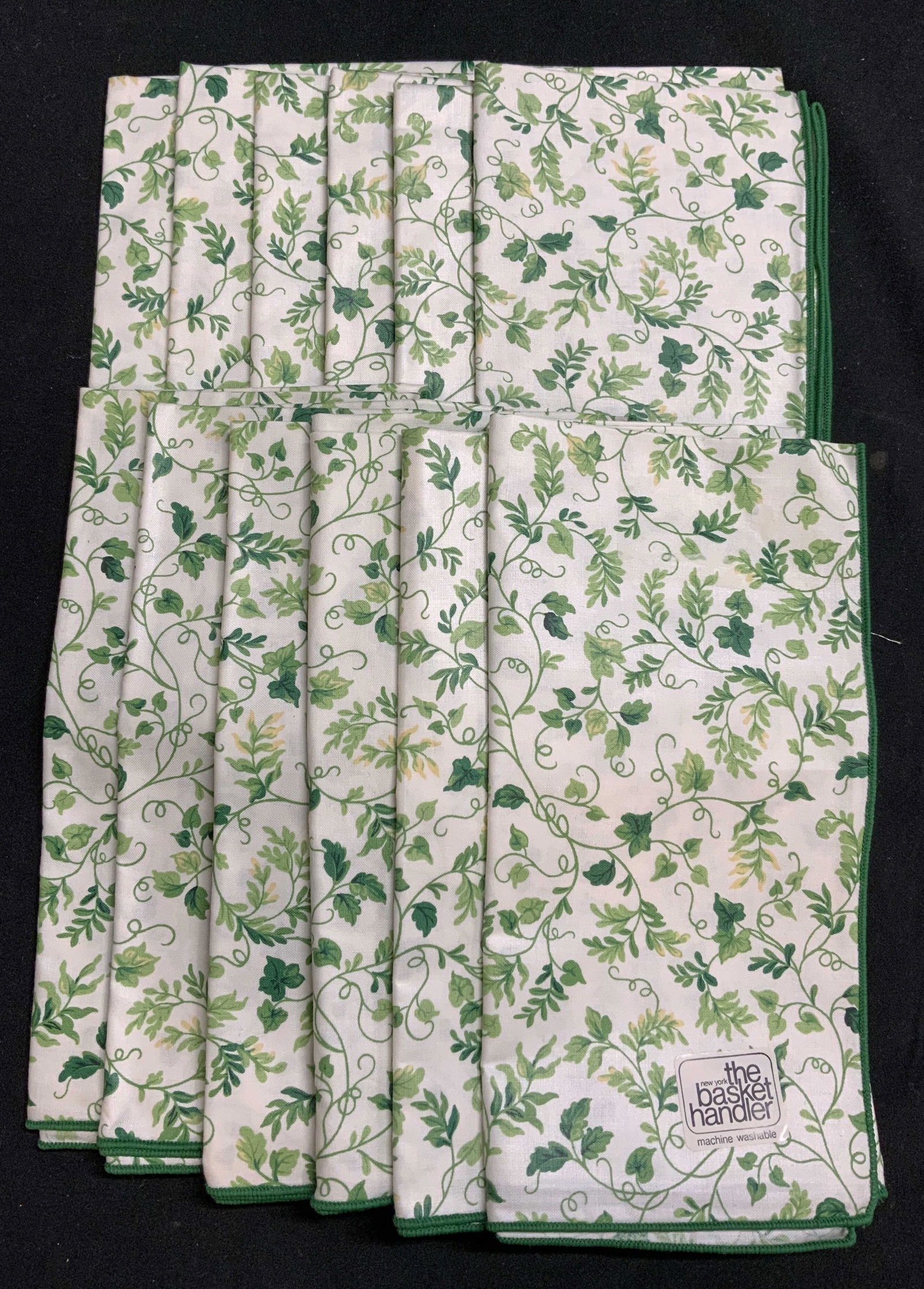 Set 12 THE BASKET HANDLER Botanical Napkins (1 of 7)