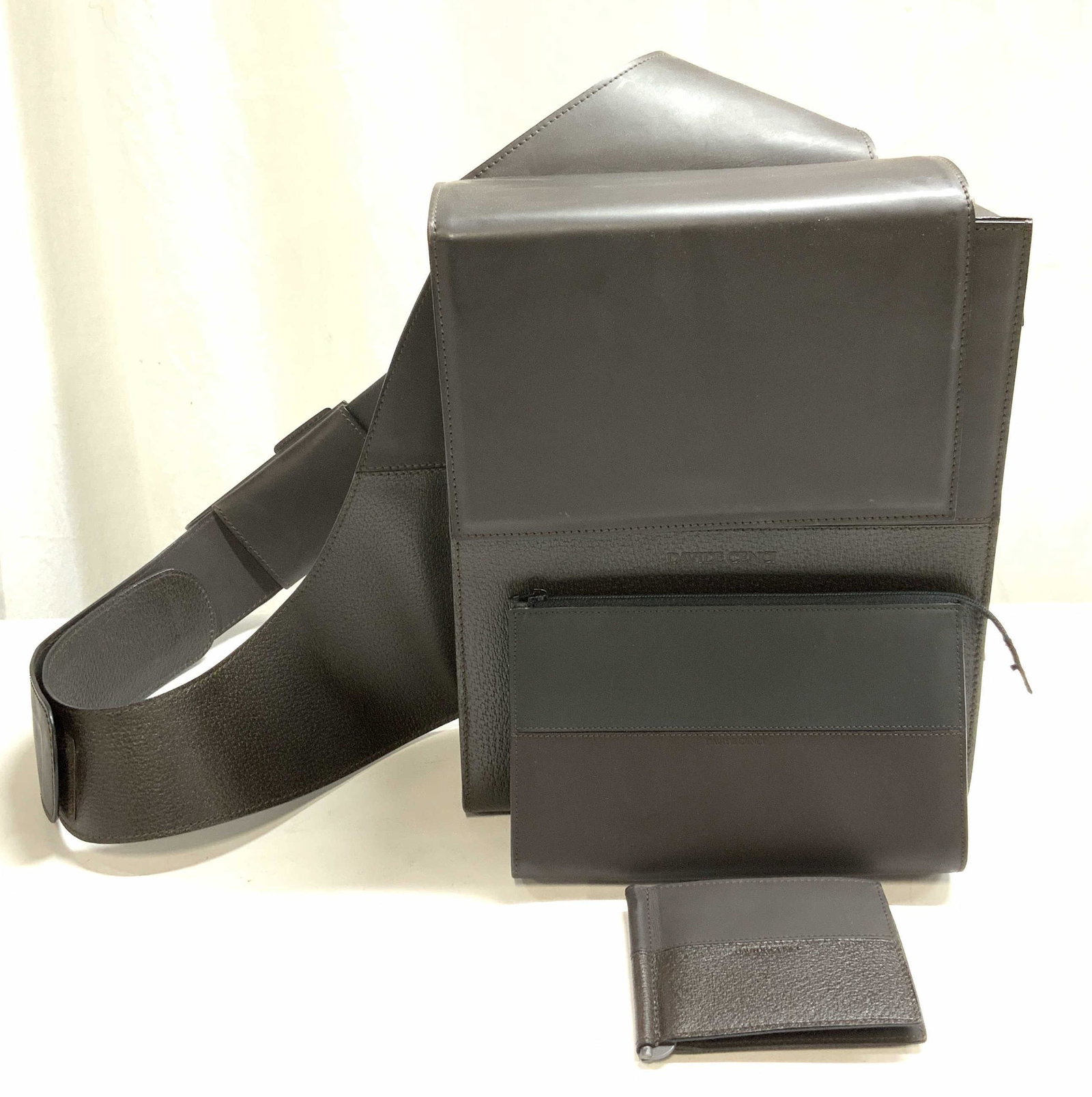 DAVIDE CENCI Brown Leather Backpack & Accessories (1 of 10)