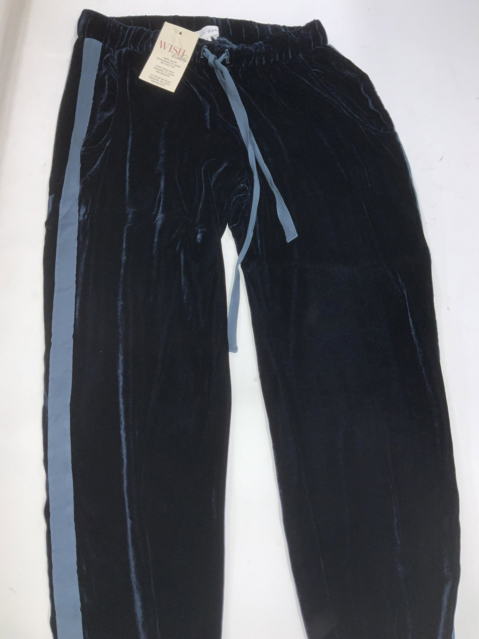 Bella DAHL Crushed Velvet Jogger Pants, NWT (1 of 6)
