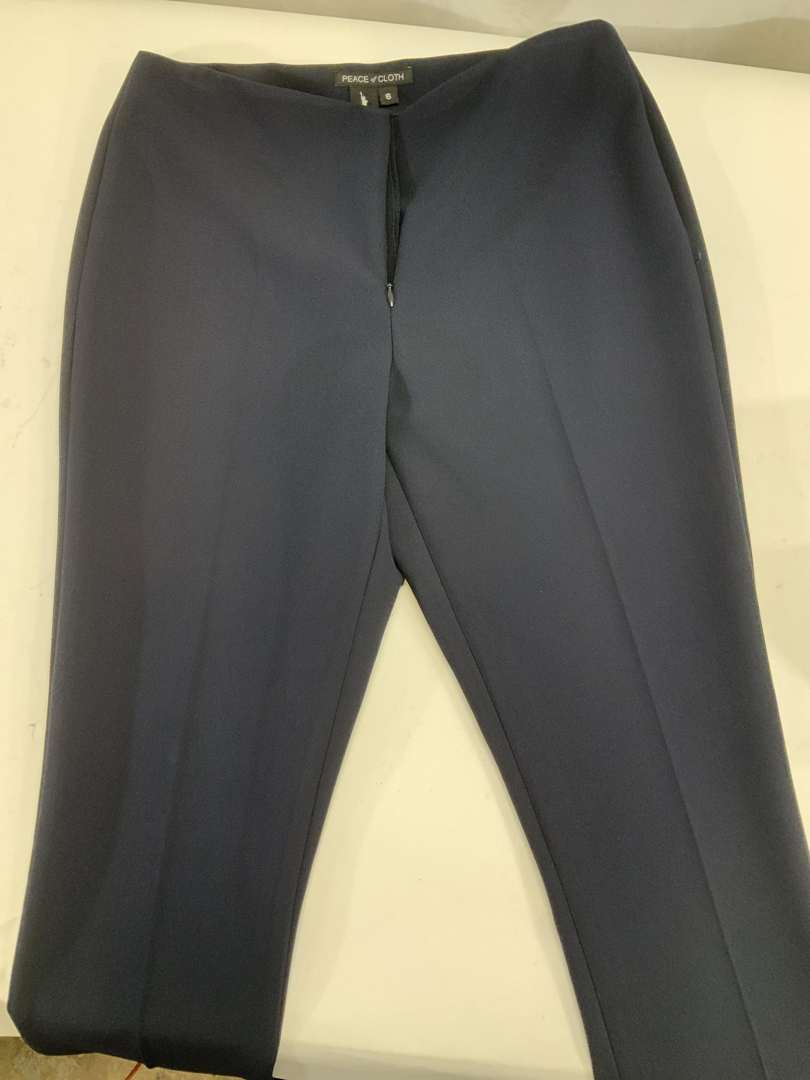 Peace of Cloth Straight Leg Navy Pants (1 of 6)