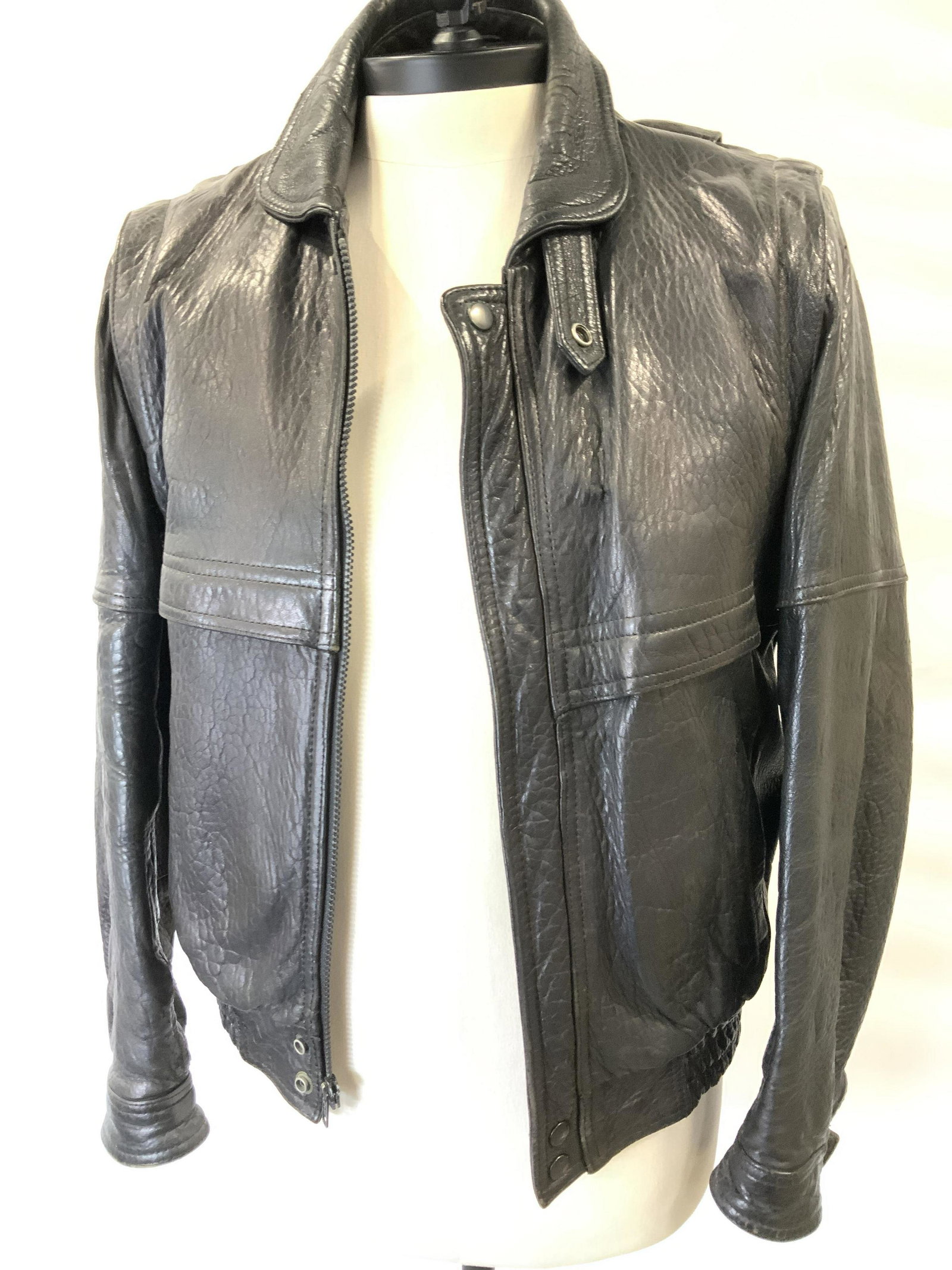 Vtg Leather Bomber Jacket, Leather Warehouse (1 of 10)