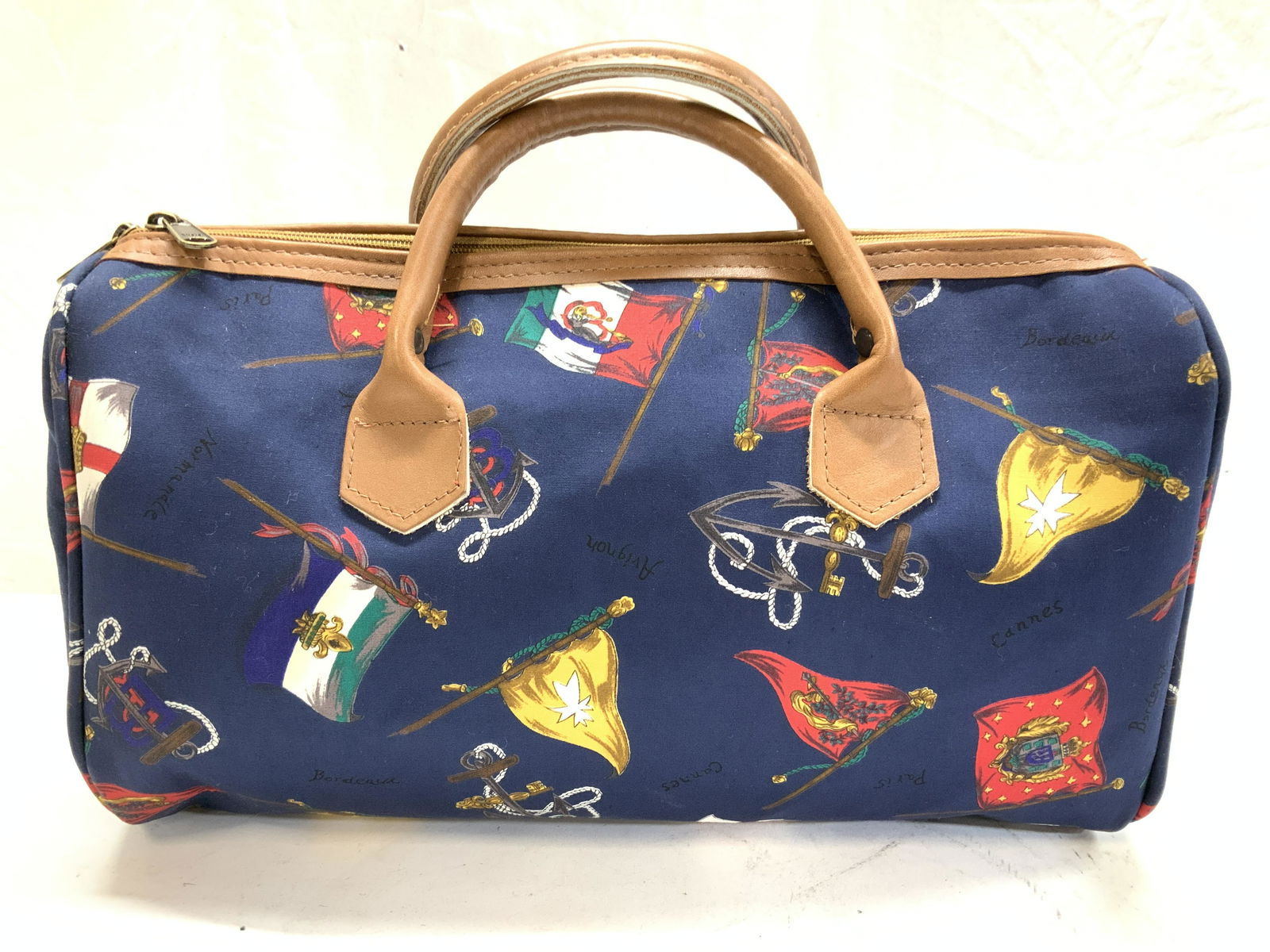 Davids Palm Beach French Flag Handbag (1 of 10)