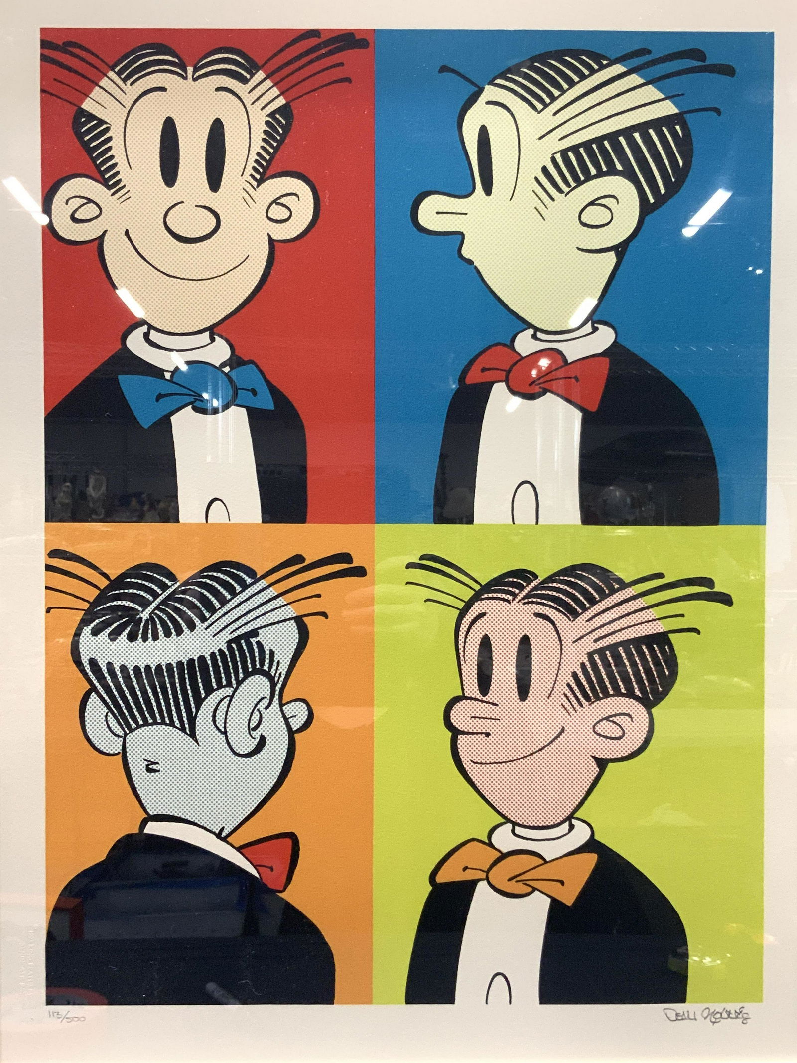 DEAN YOUNG SIGNED Dagwood Pop Art Silk Screen (1 of 13)