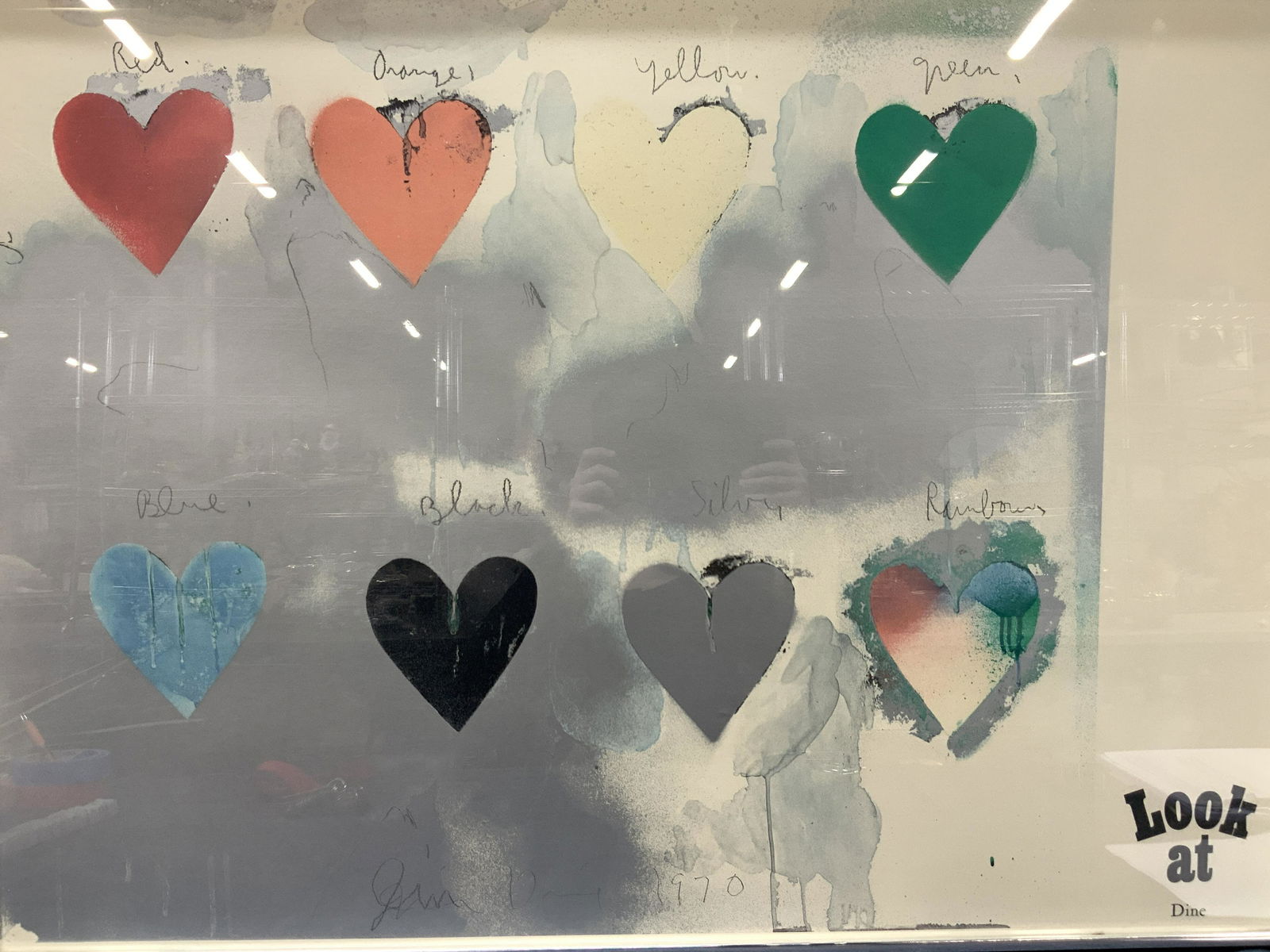 8 Hearts By JIM DINE Gallery Advert Litho (1 of 9)