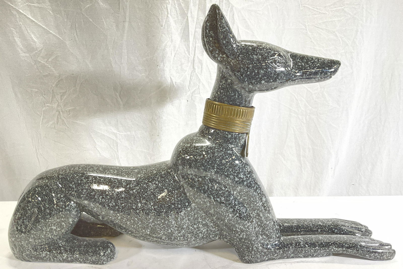 XL Egyptian God Anubis, Pharaoh Hound Sculpture (1 of 11)