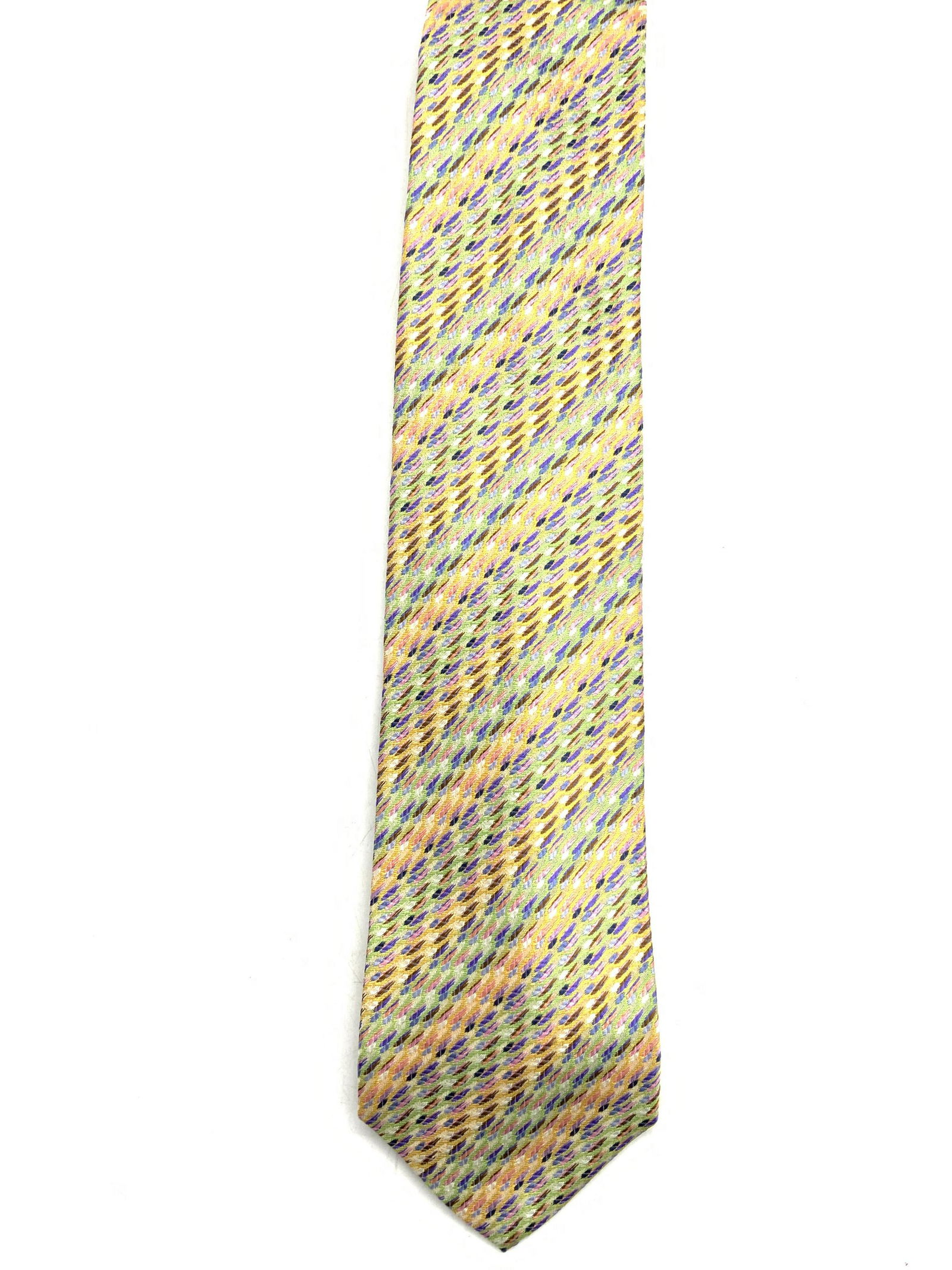 MISSONI Multi Color Silk Tie, Luxury Menswear (1 of 6)