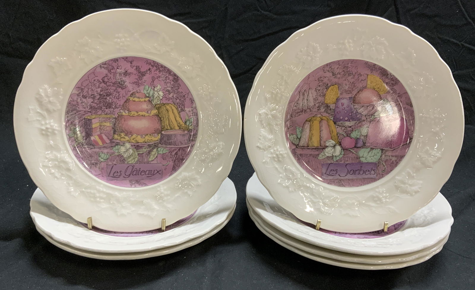GIEN France Les Delices Porcelain Dish Set 7 (1 of 10)