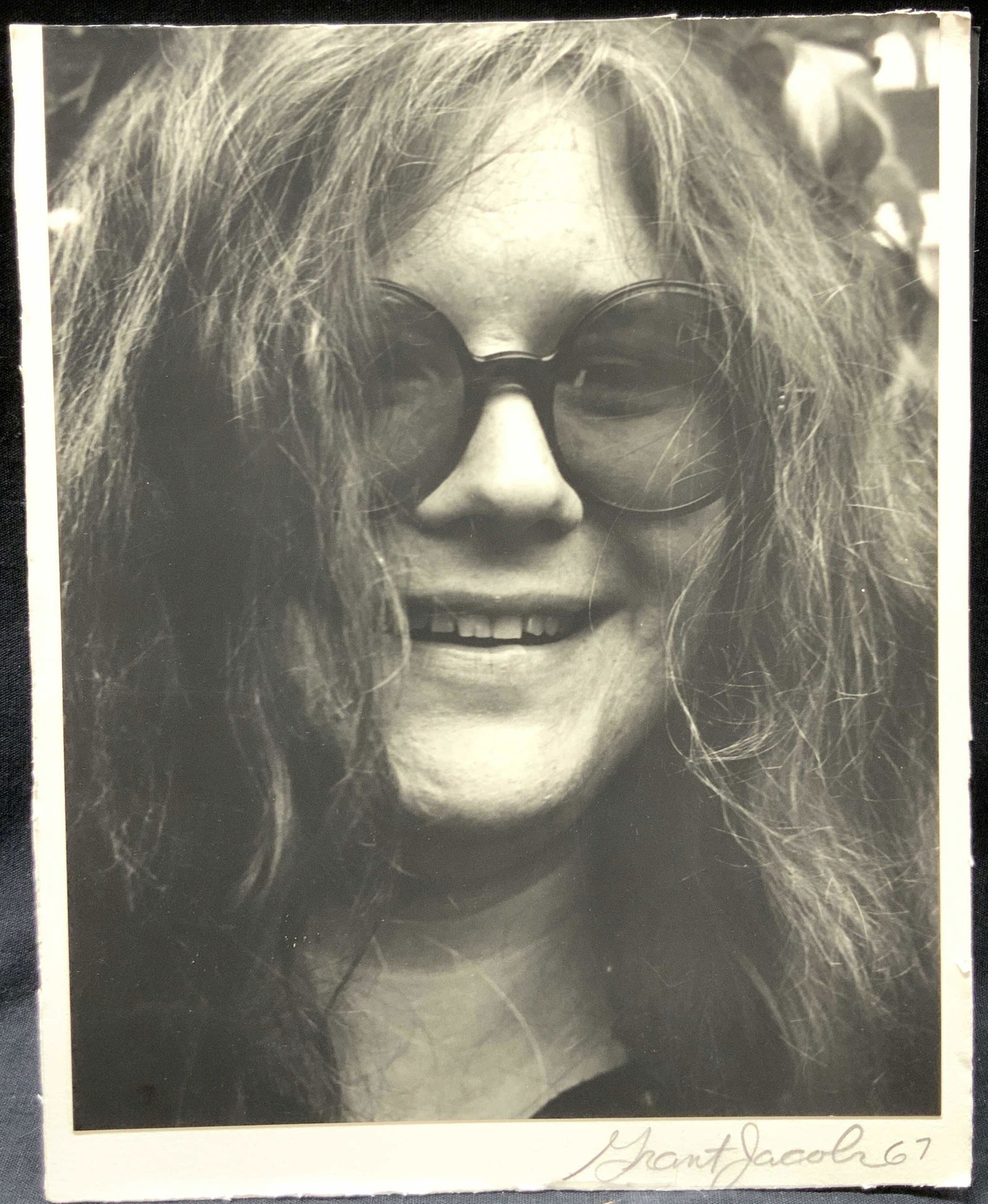 SIGNED Grant Jacobs Janis Joplin Photograph, 67 (1 of 10)