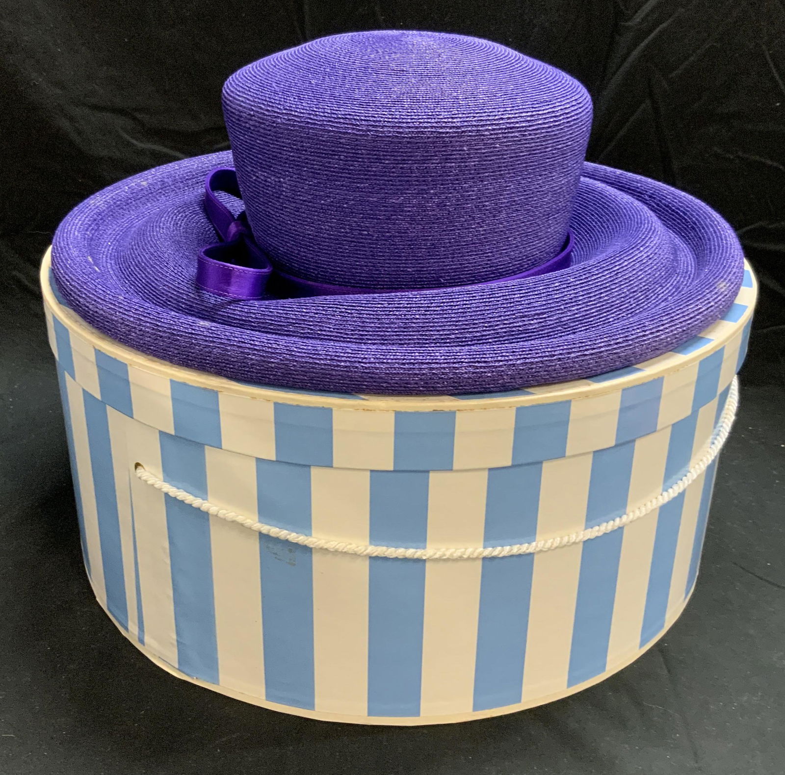 PHILIP TREACY Violet Straw Sun Hat NWT (1 of 10)