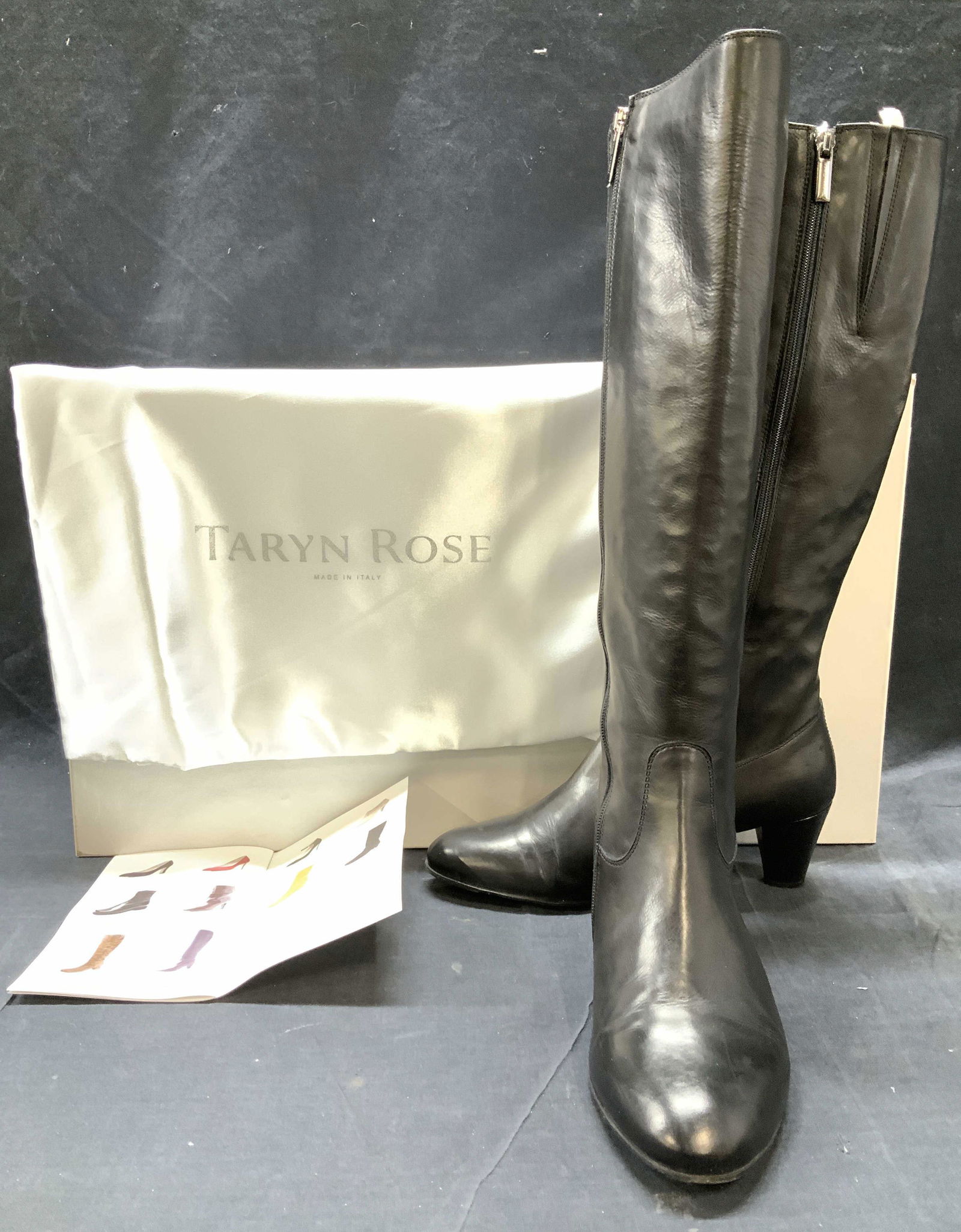 Taryn Rose Larissa Black Leather Books, Org Box (1 of 11)