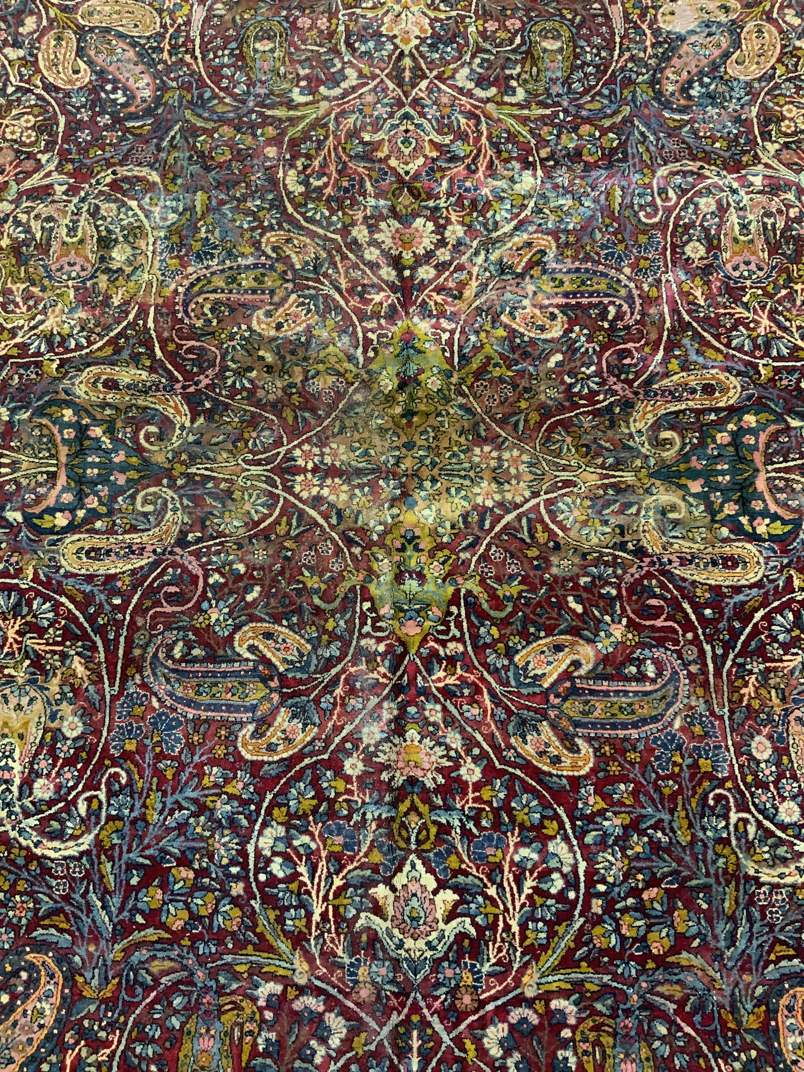 Vintage Handmade Persian Wool Room Sz Rug (1 of 10)