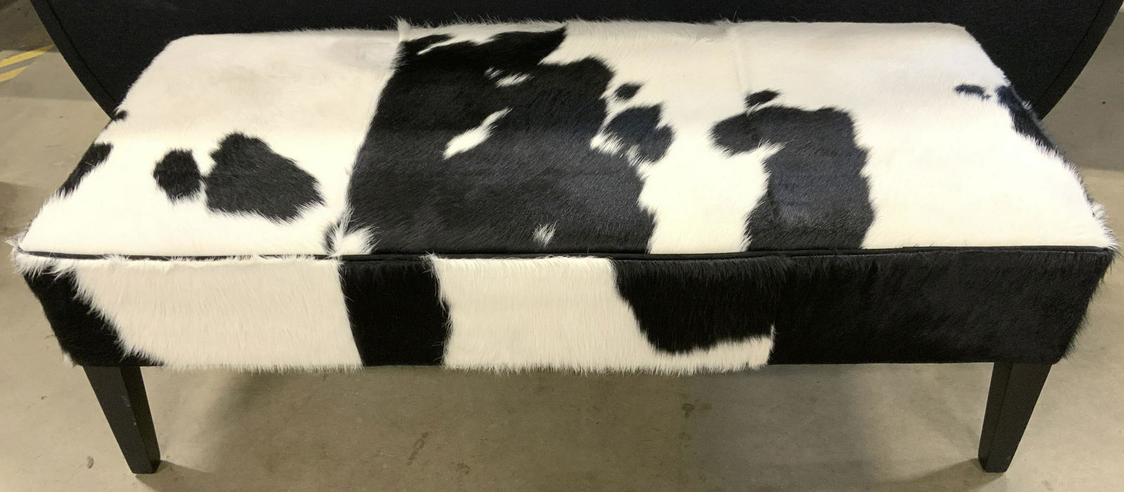 Cowhide Bench W Wooden Legs (1 of 13)