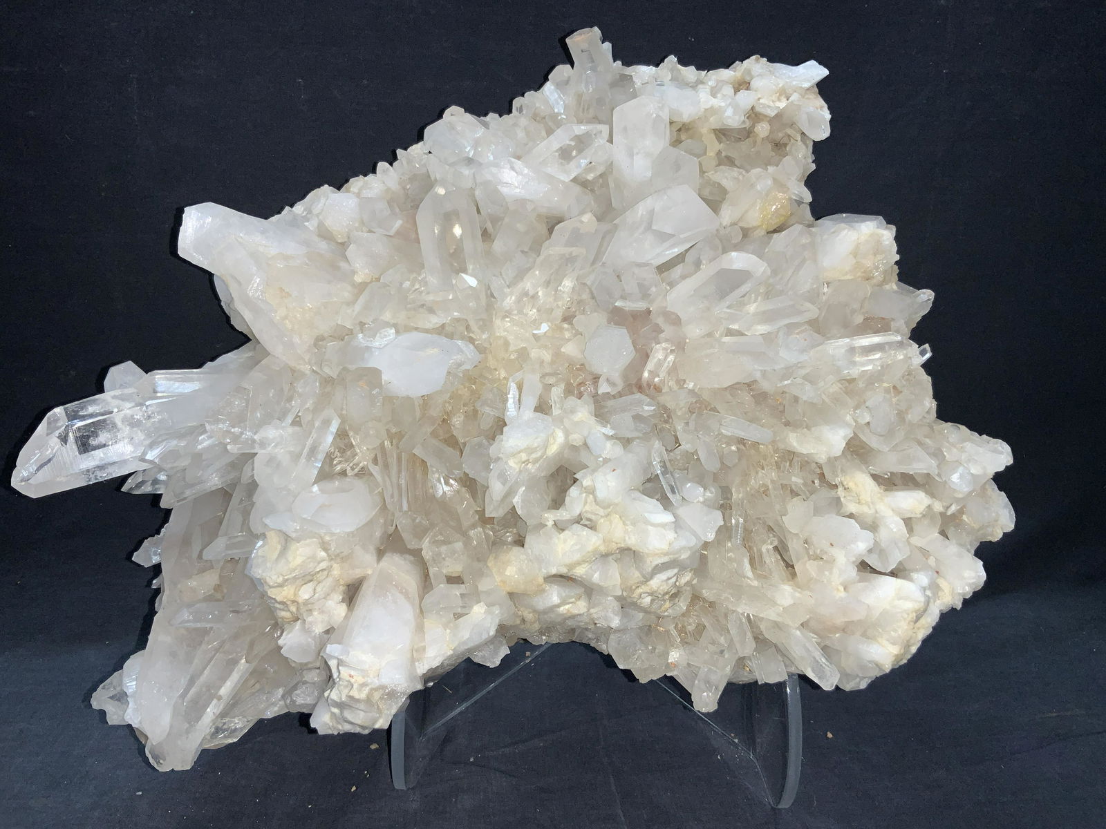 13 Inch Long Quartz Cluster Specimen W Stand (1 of 11)