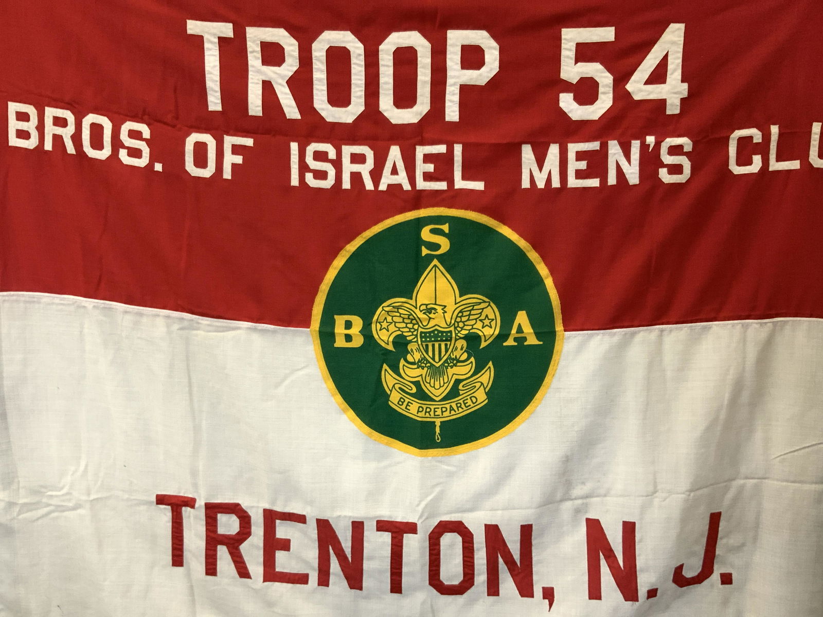 Troop 54 Bros.Of ISREAL Mens Club Vintage Banner (1 of 11)