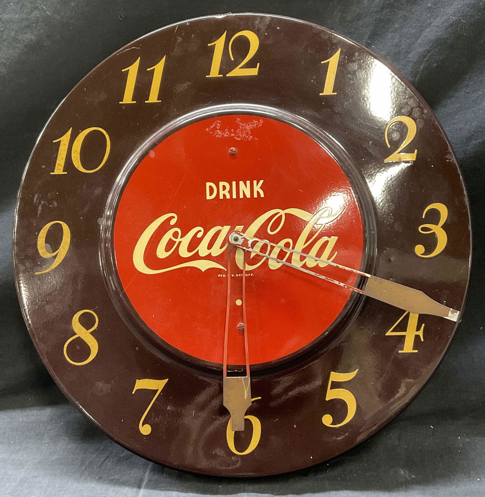 Vintage Coca Cola Metal Wall Clock (1 of 7)