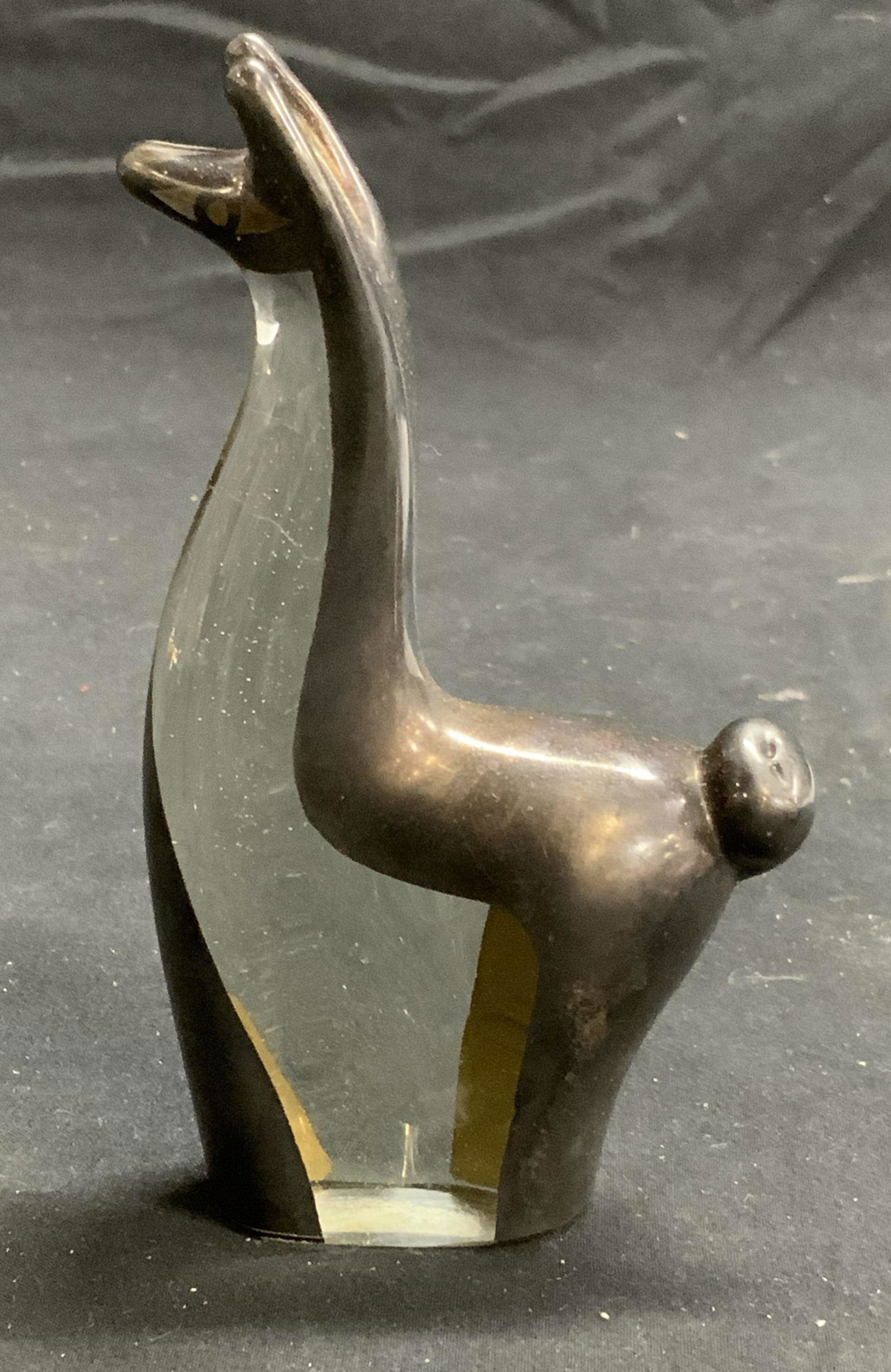 Art Glass & Sterling Silver Llama Figurine, Peru (1 of 6)