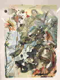 DALI Heaven Canto #26 Divine Comedy WoodCut (1 of 11)