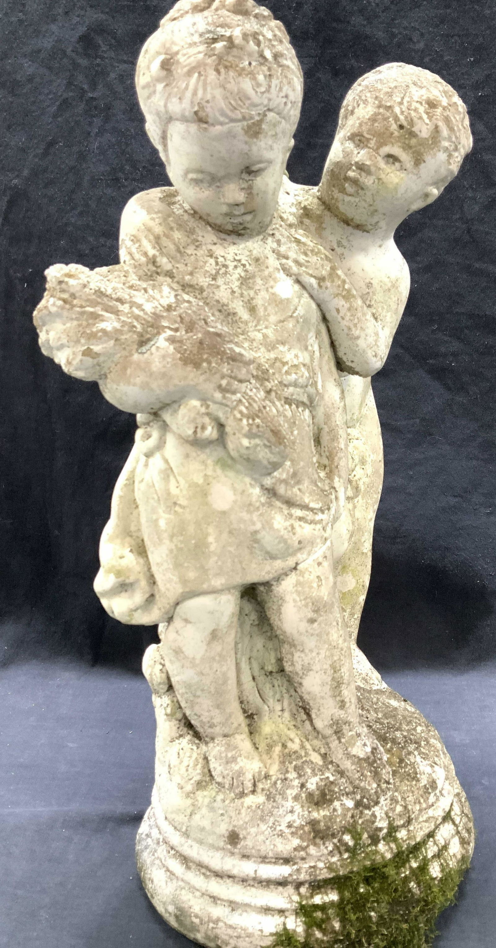 Cement Water Fountain Statue (1 of 7)