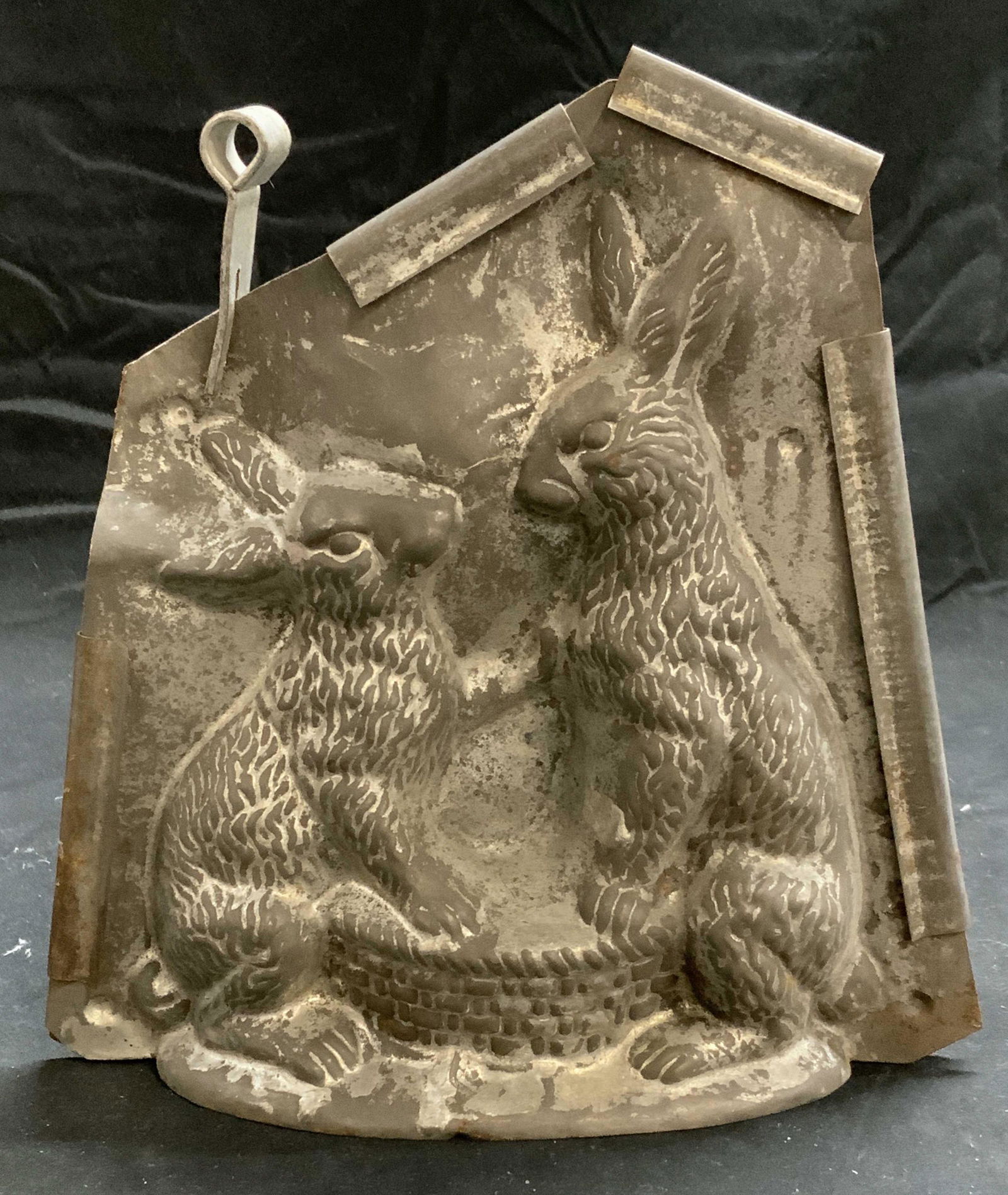 Antique Metal Rabbit Chocolate Mold (1 of 7)