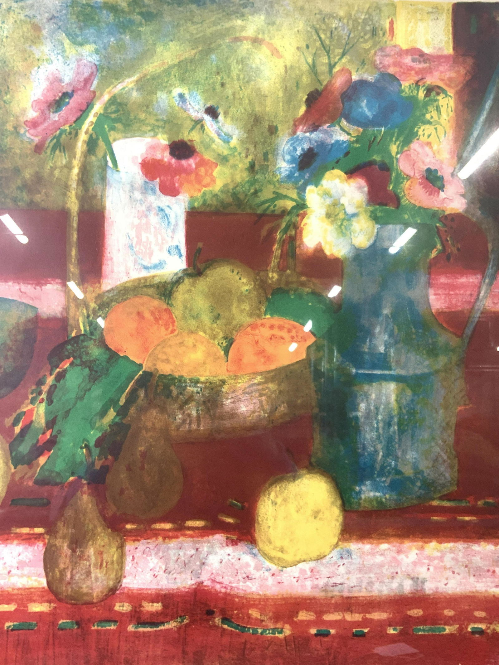 P.COLLOMB Signed Still Life Framed Litho (1 of 10)