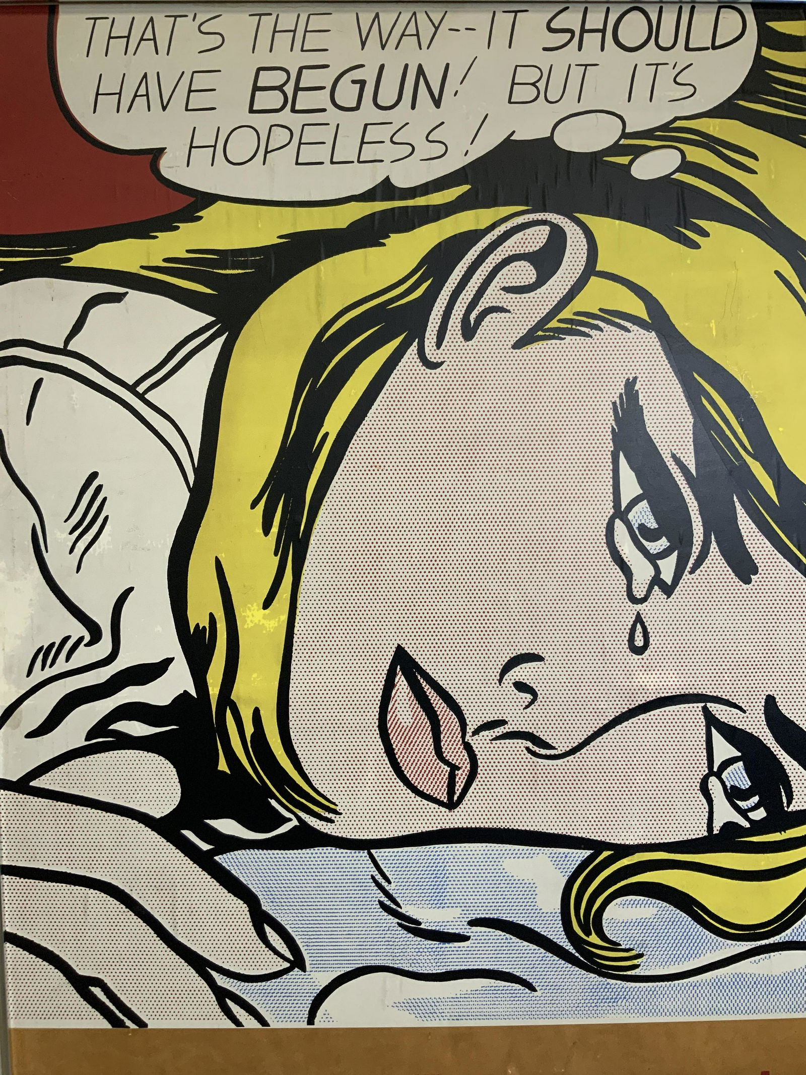 ロイリキテンスタインHOPELESS ポスター