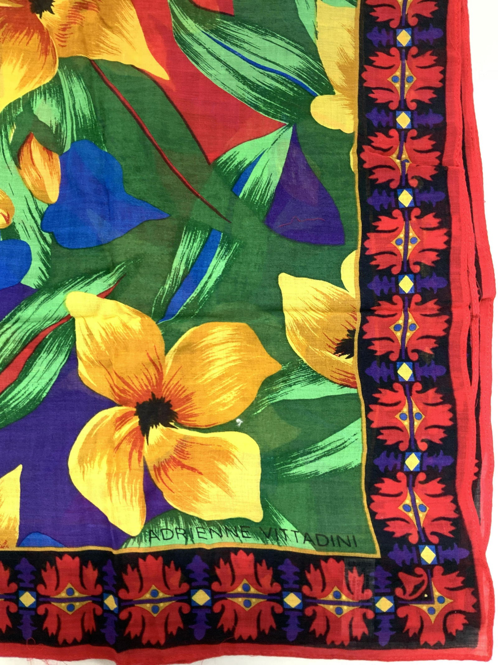Adrienne VITTADINI Tropical Floral Rayon Scarf (1 of 7)